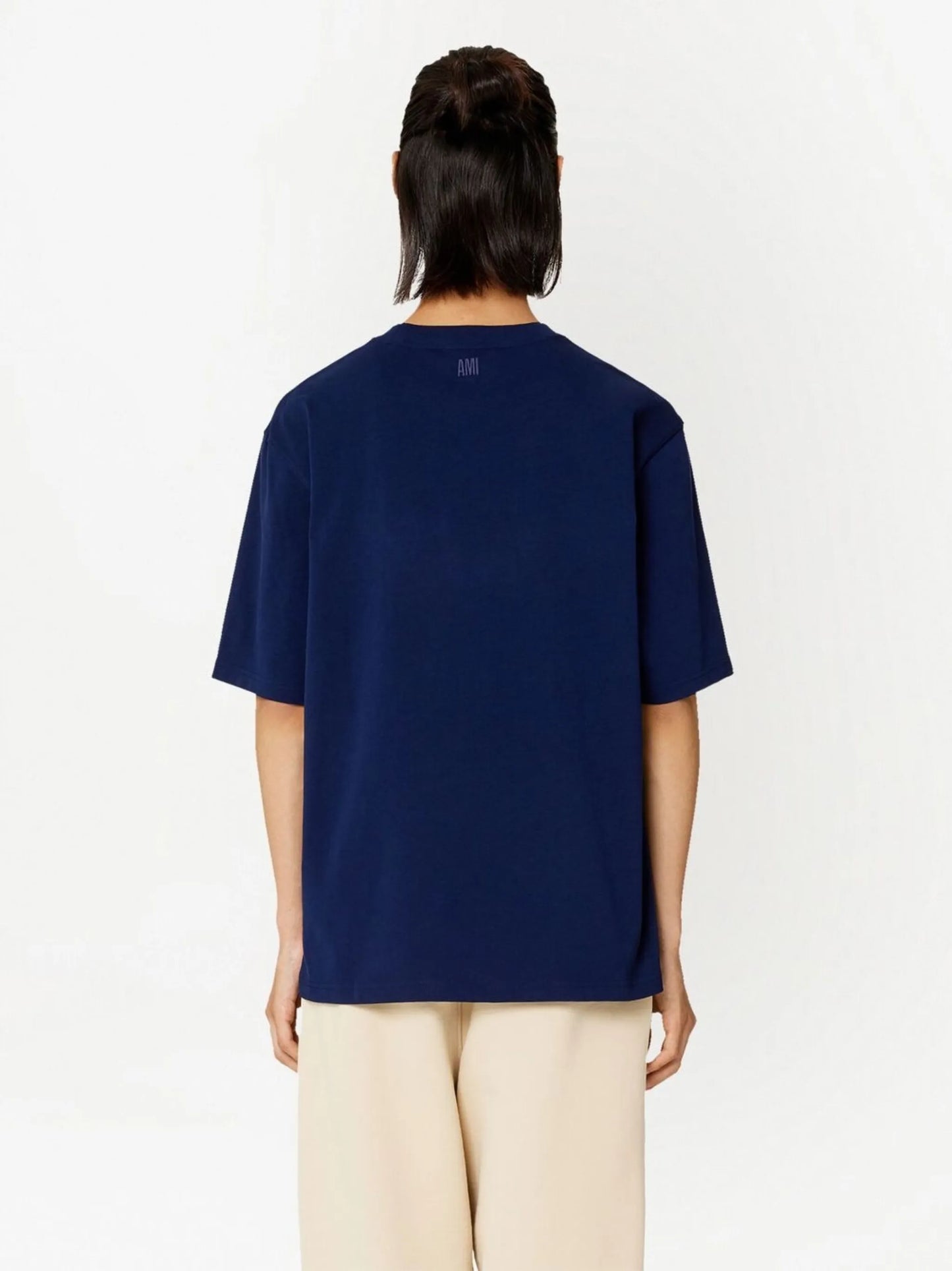 logo-stamp organic-cotton T-shirt