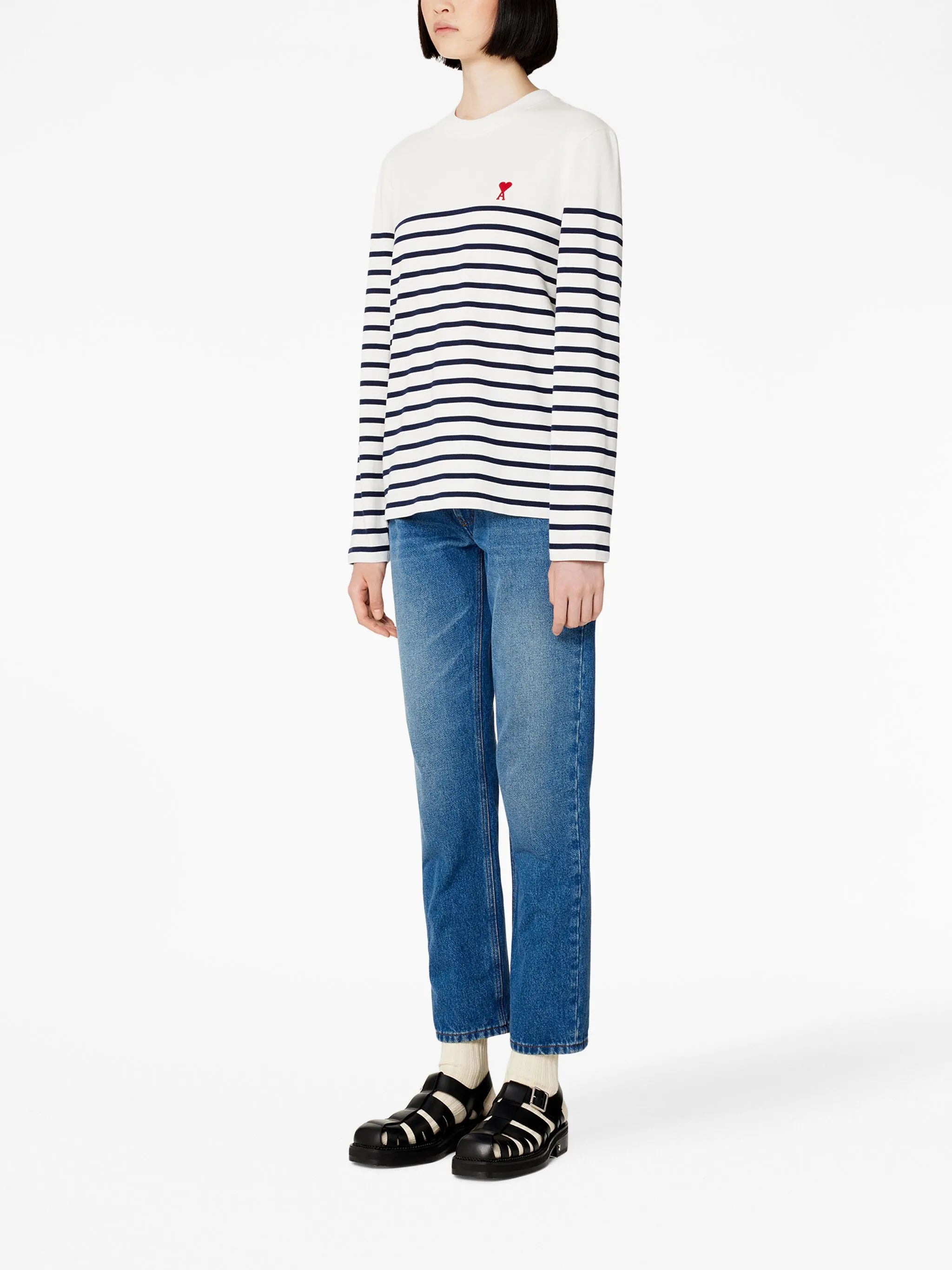 Ami de Coeur Breton-stripe T-shirt