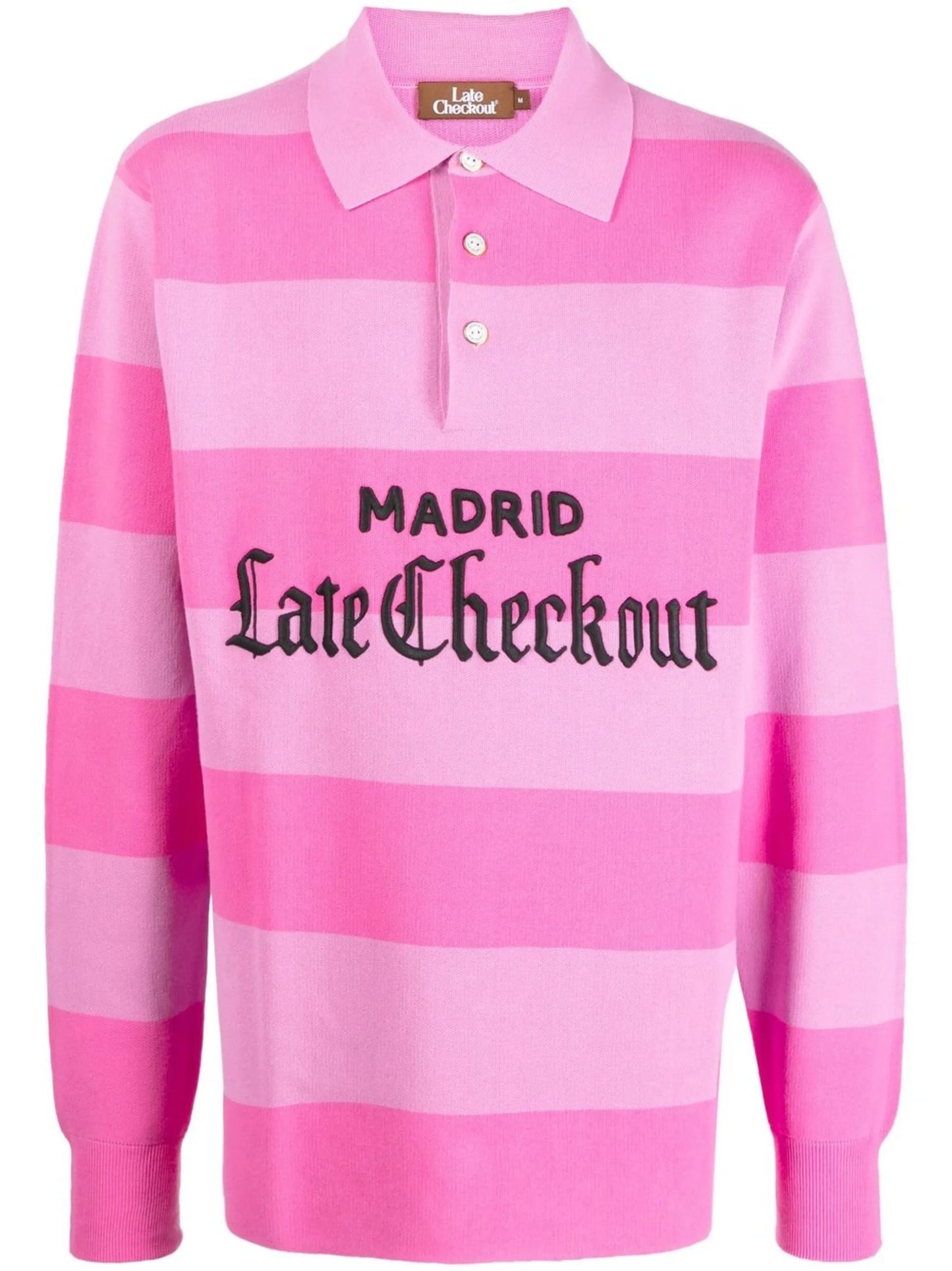 logo-patch polo shirt