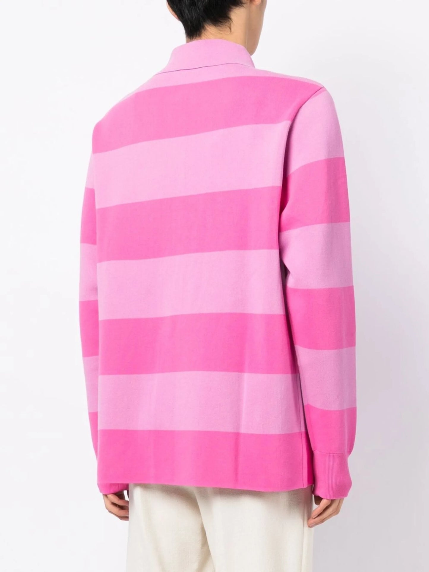 logo-patch polo shirt
