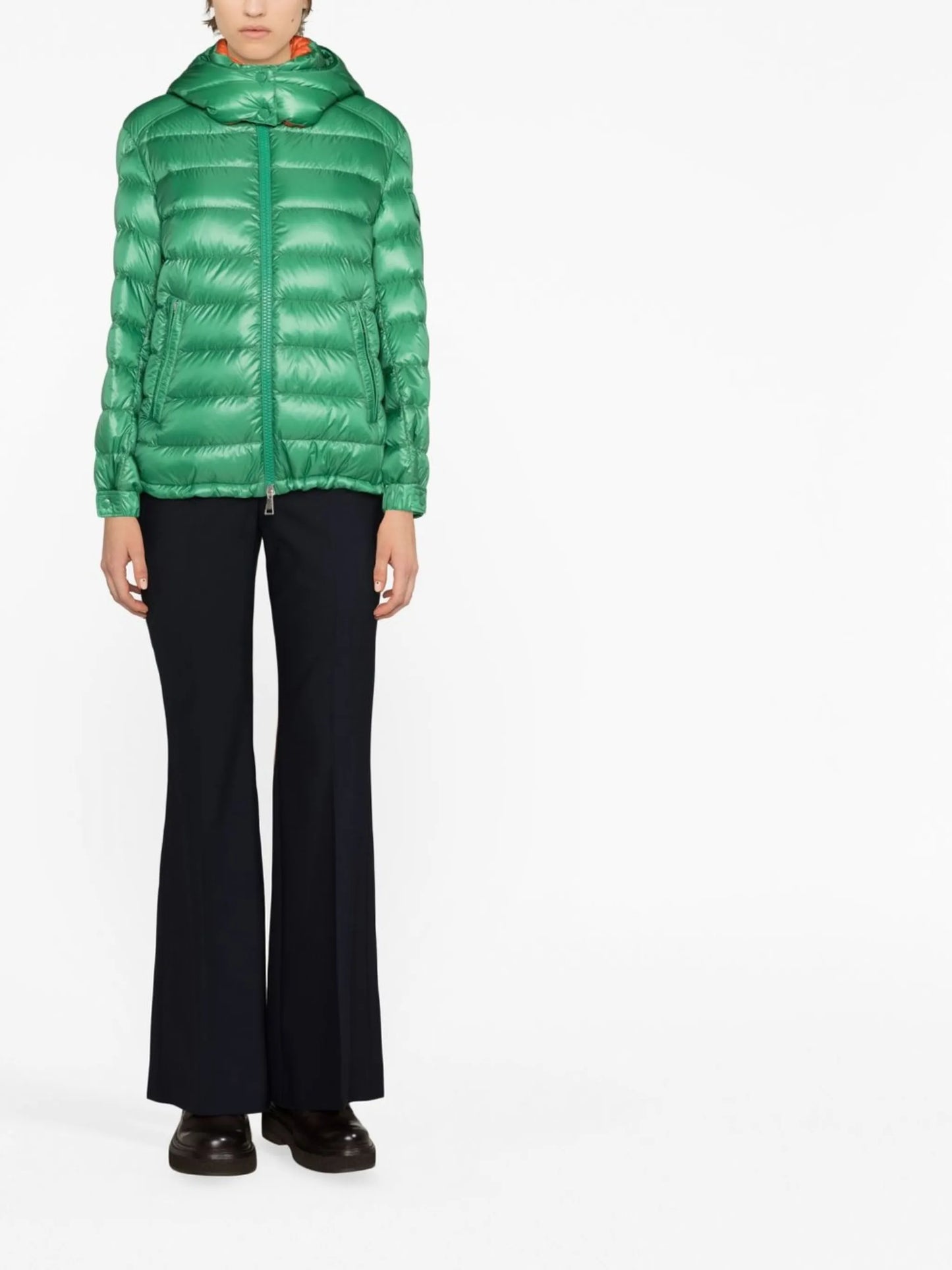 Green Dalles Hooded Quilted Jacket