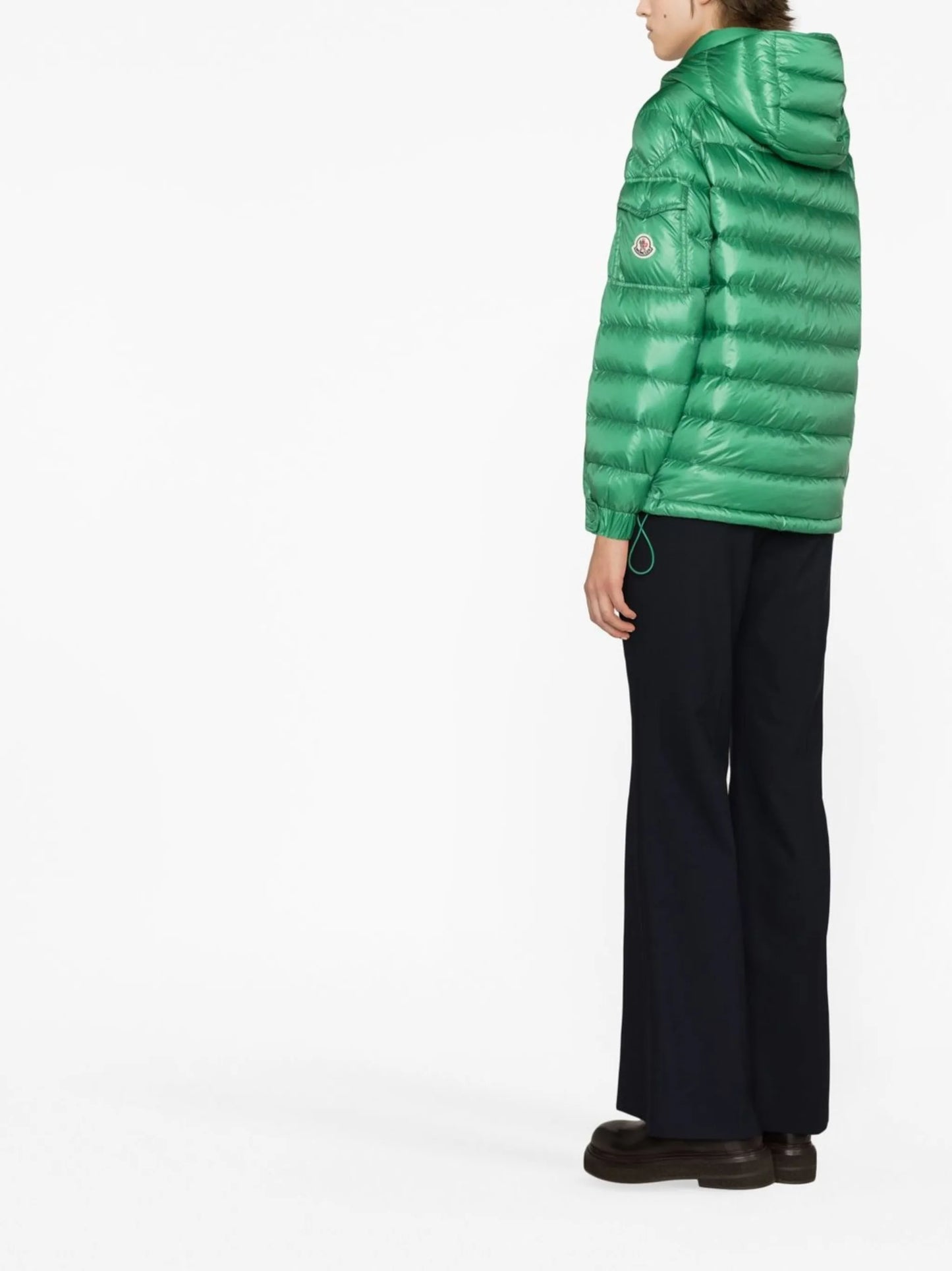 Green Dalles Hooded Quilted Jacket