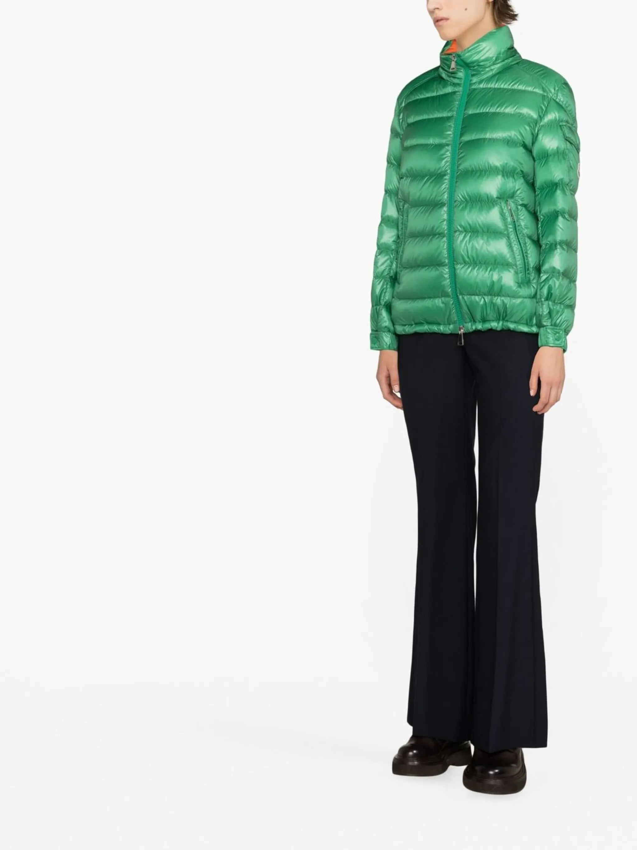 Green Dalles Hooded Quilted Jacket