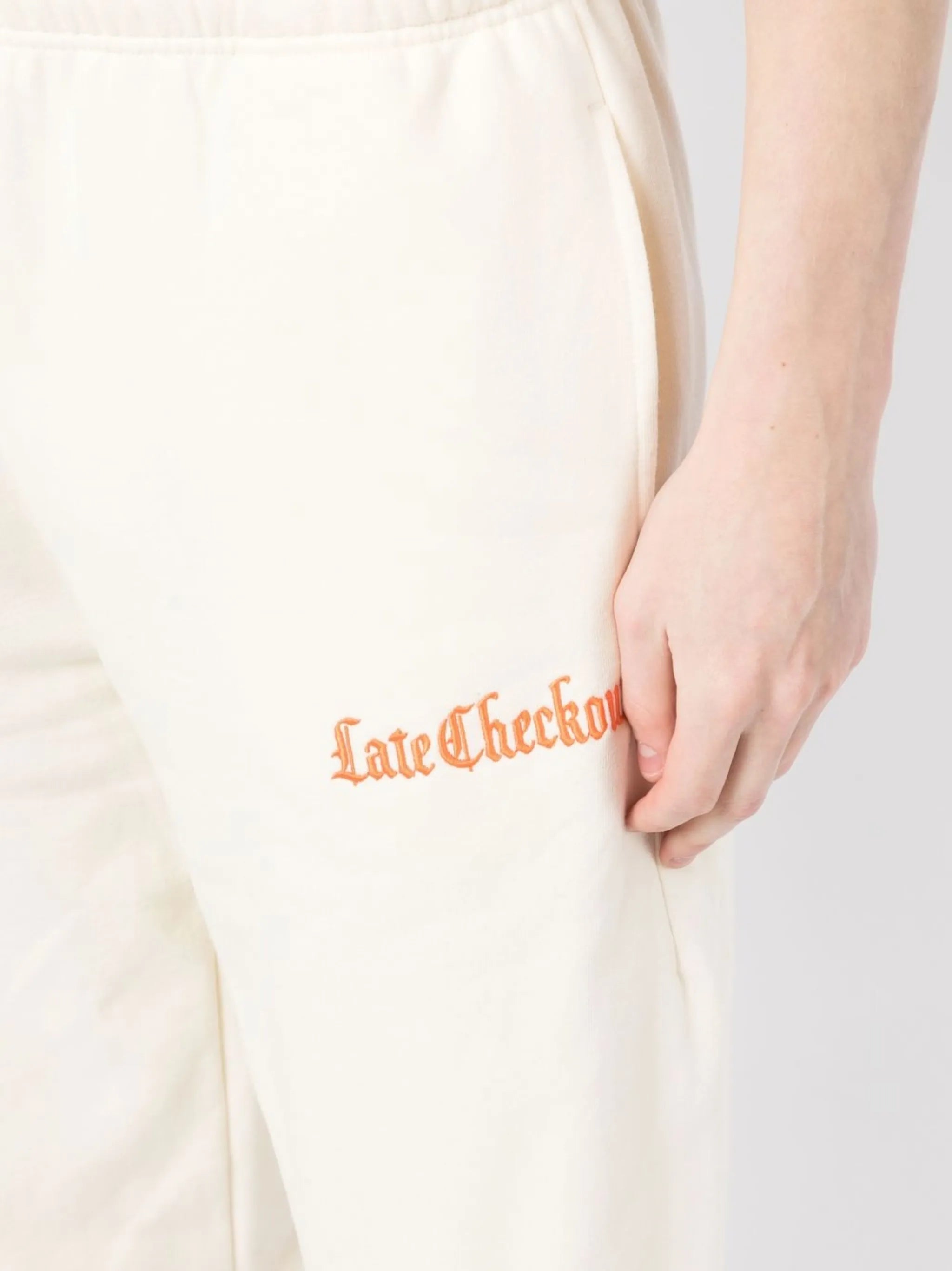 logo-embroidered tapered sweatpants
