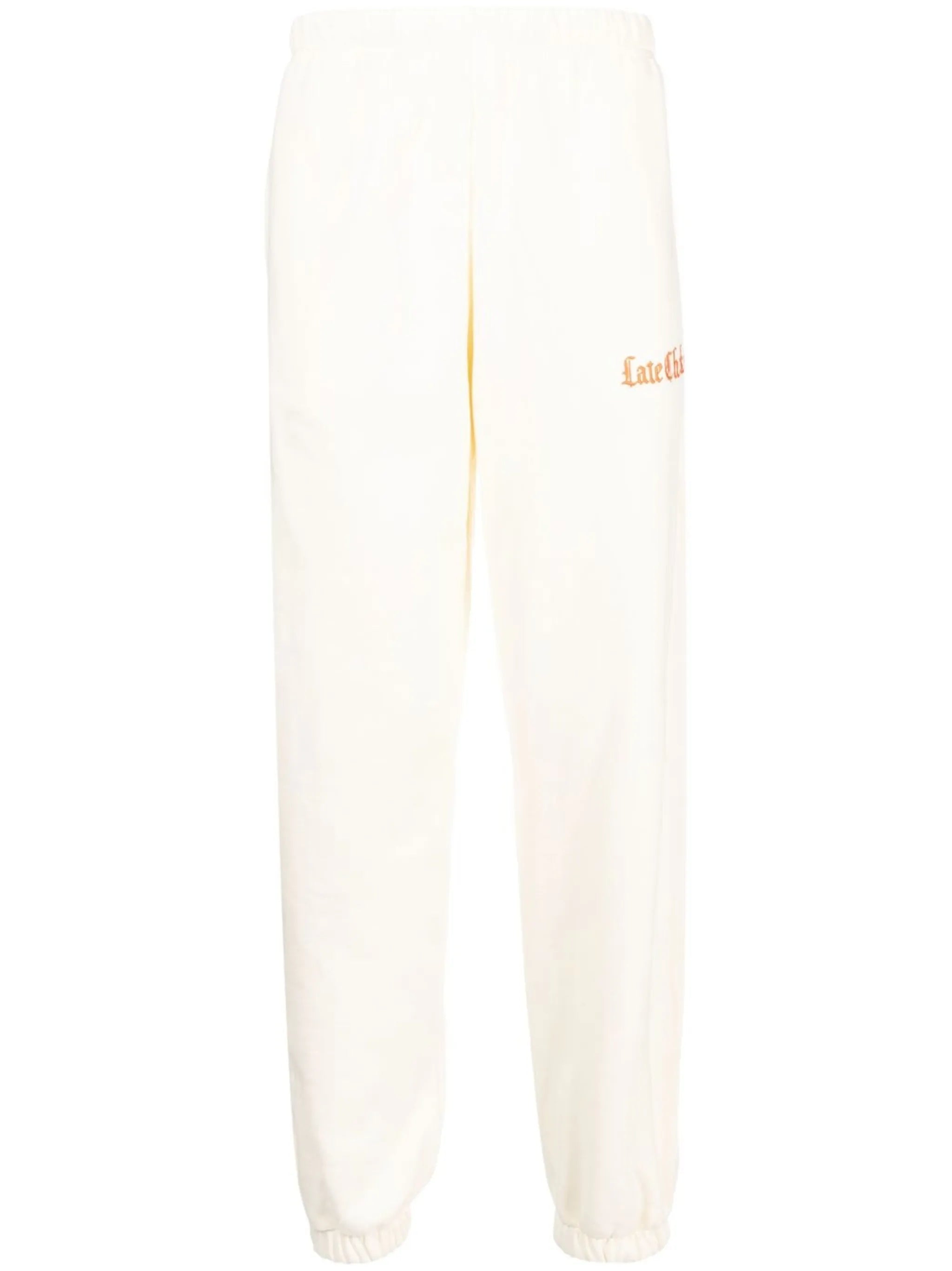 logo-embroidered tapered sweatpants