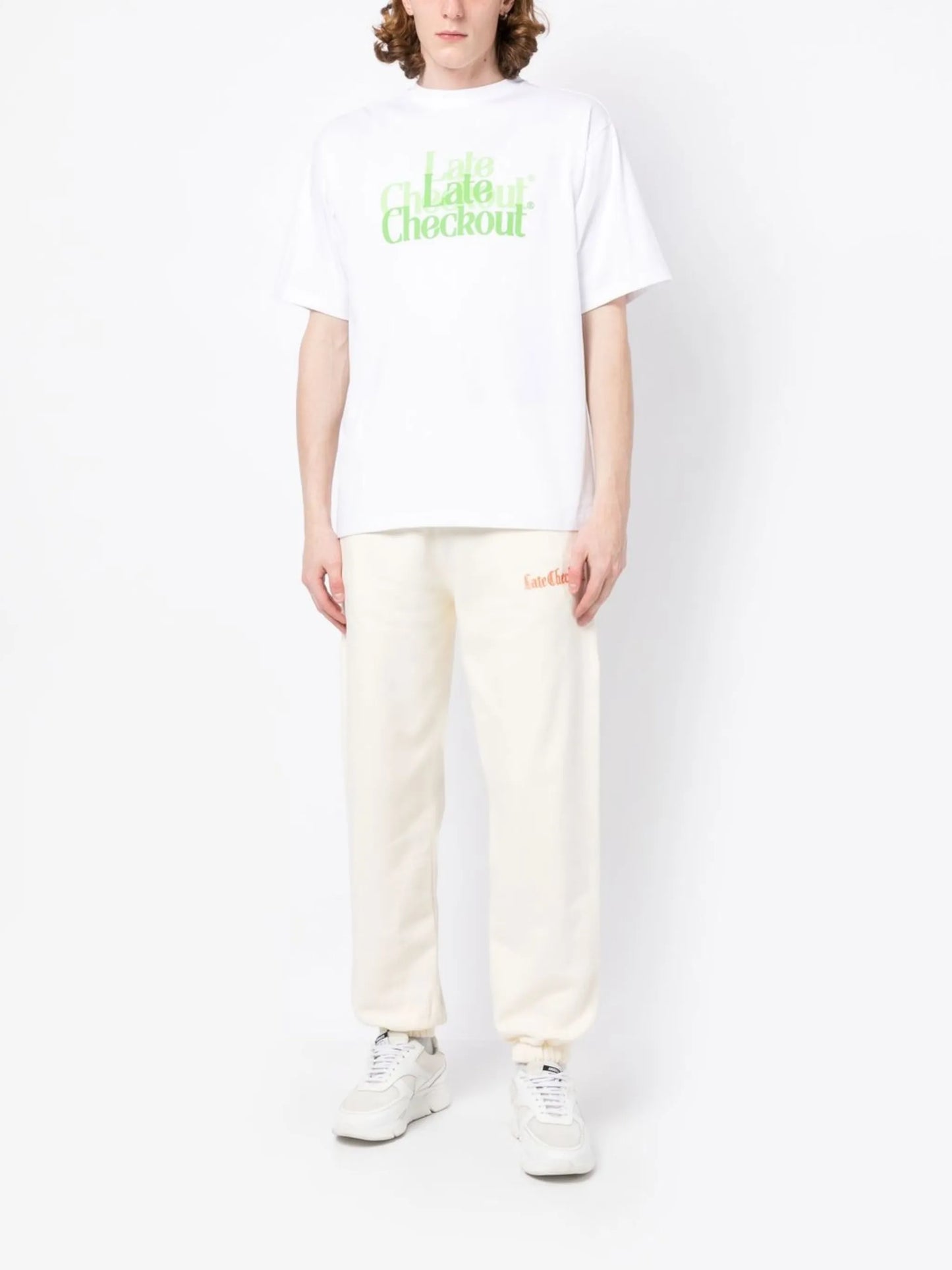 logo-embroidered tapered sweatpants