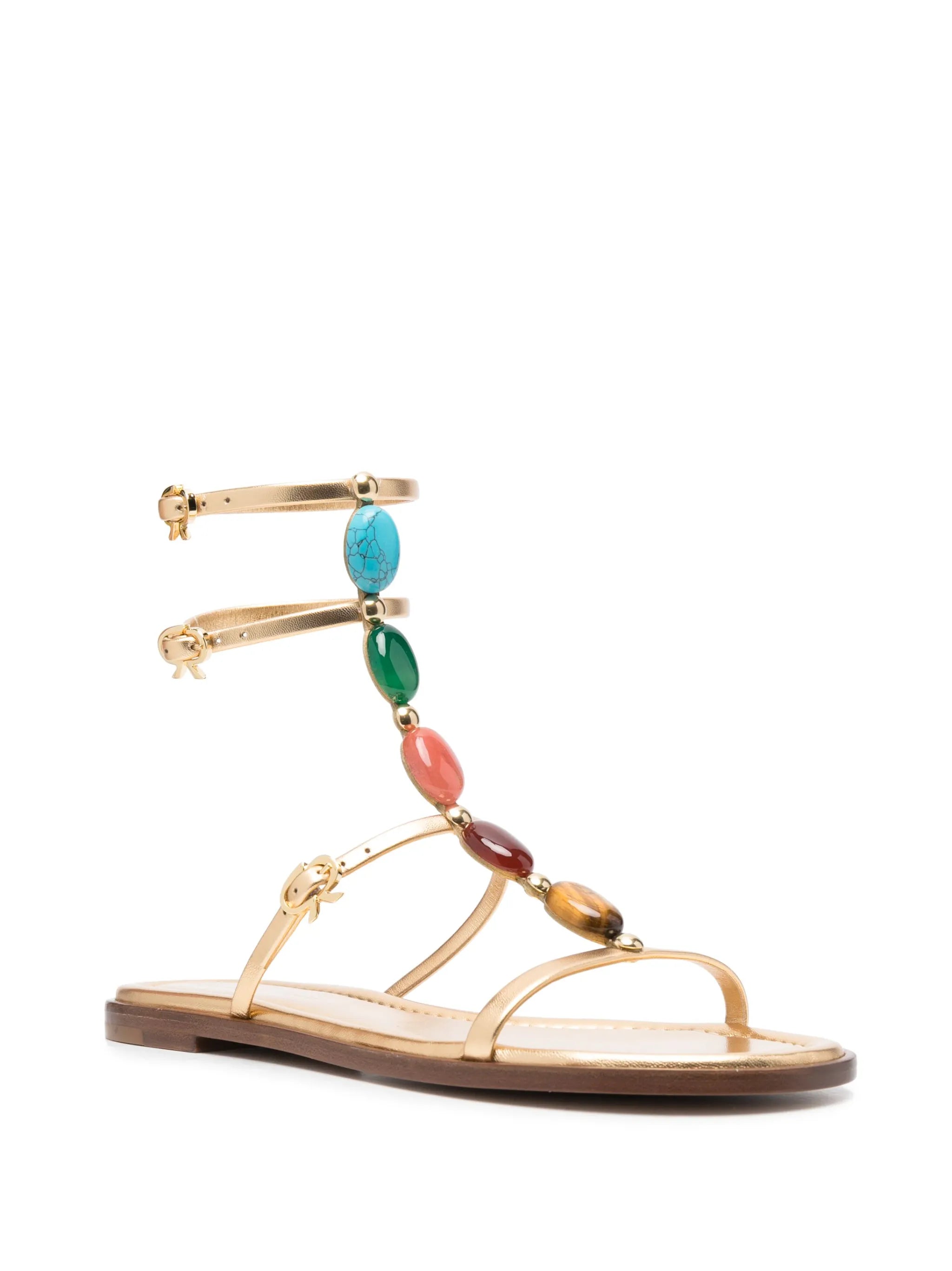 Shanti 05 flat gladiator sandals