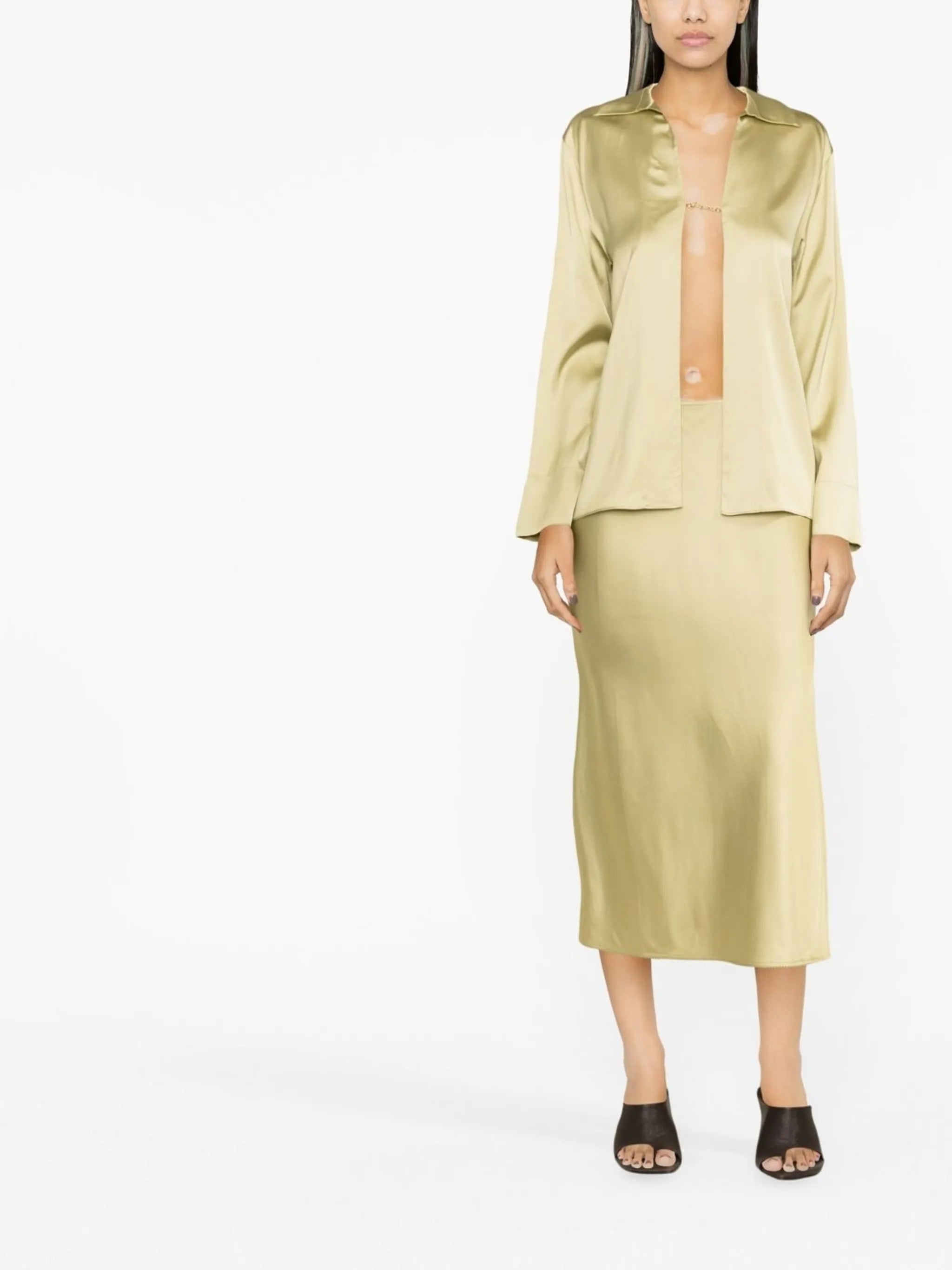 logo-plaque blouse