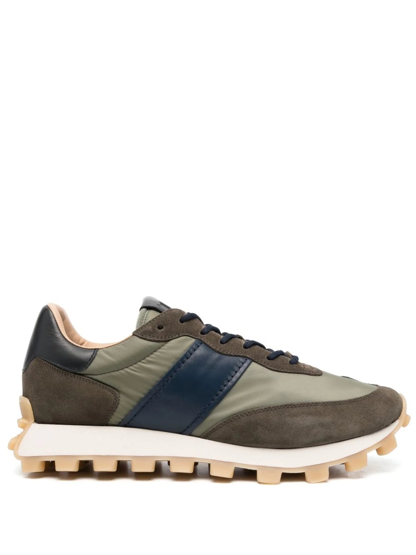 1T rubber-pebbles-sole sneakers