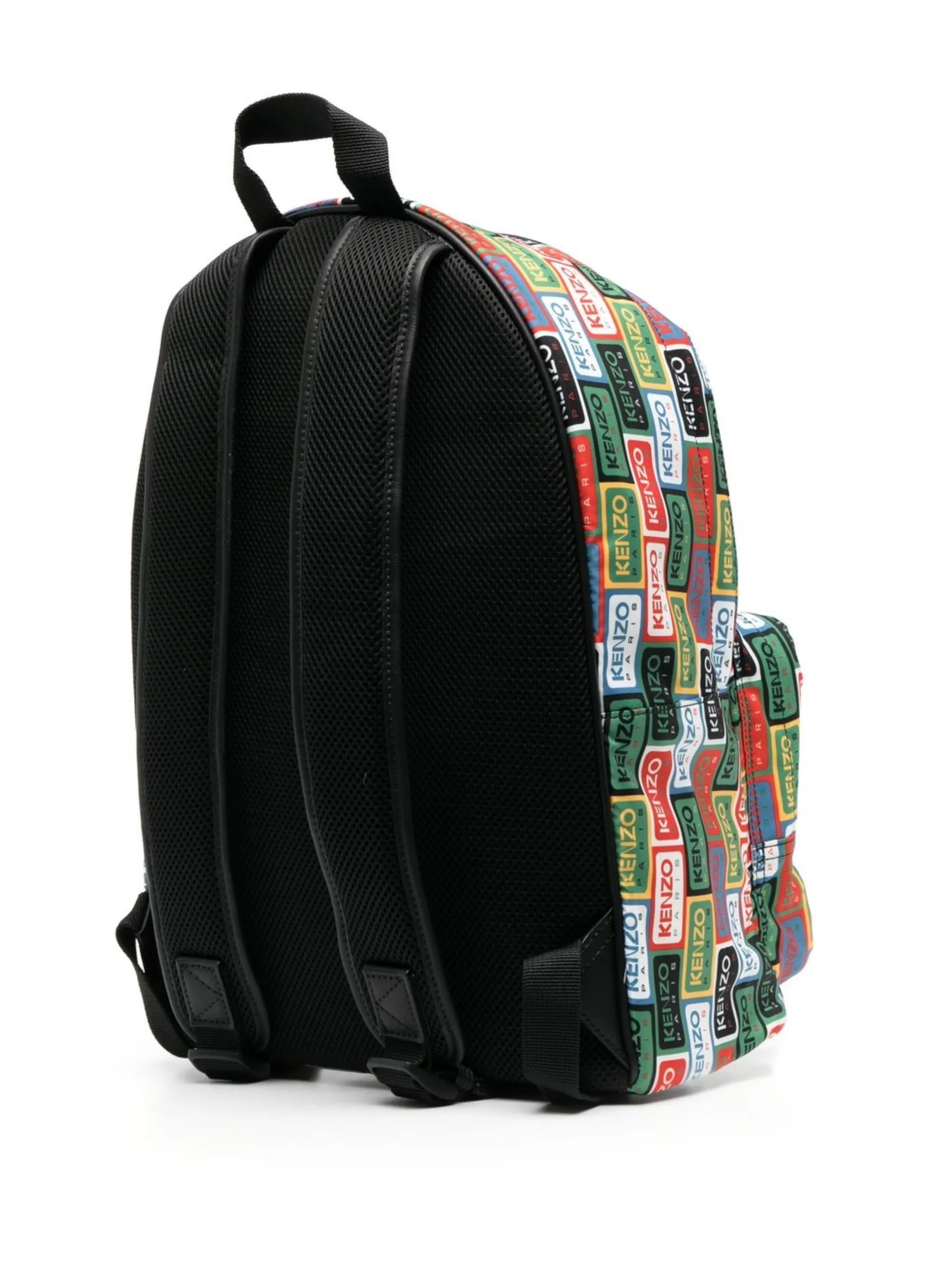 Labels logo-print backpack