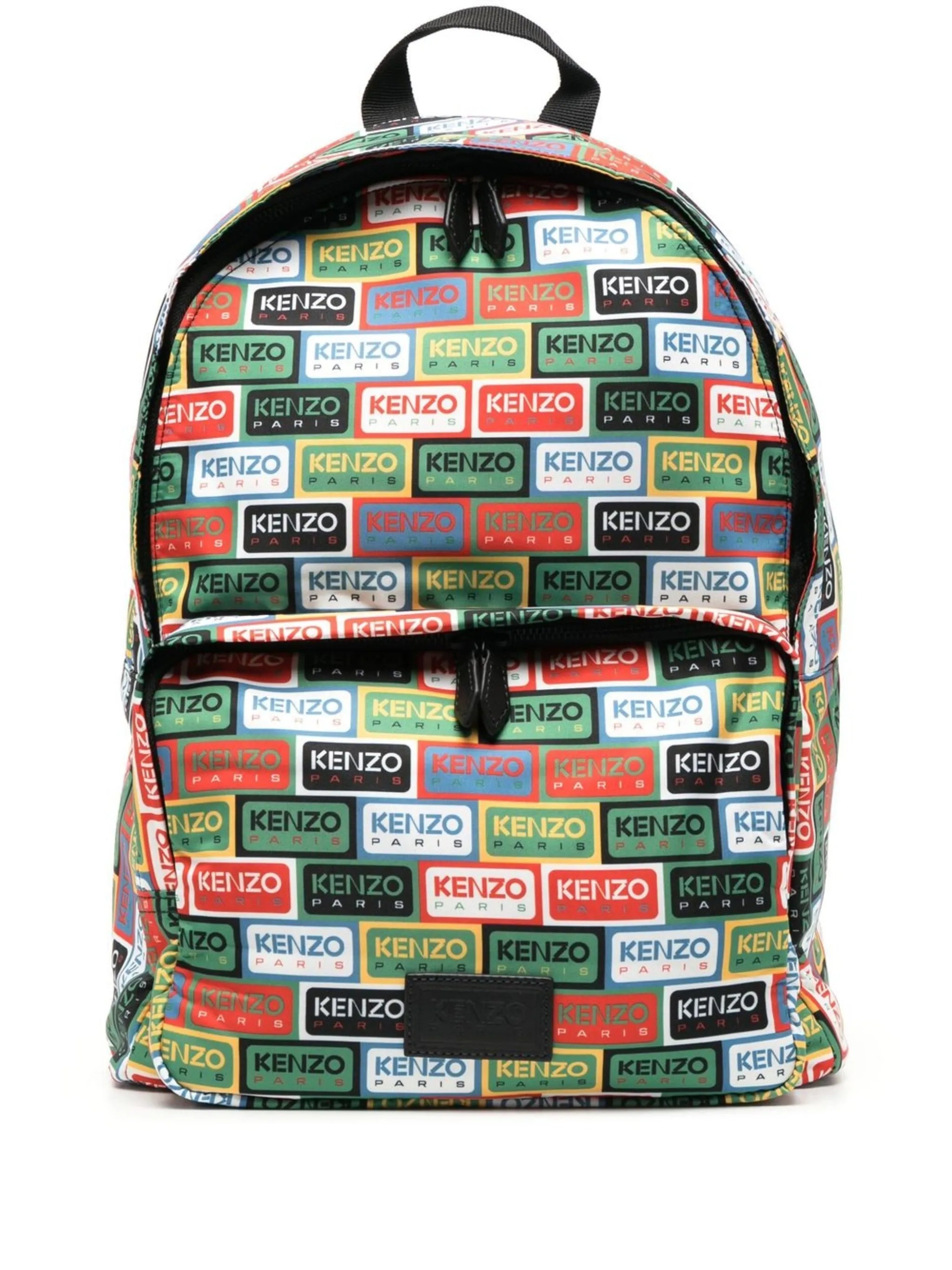 Labels logo-print backpack