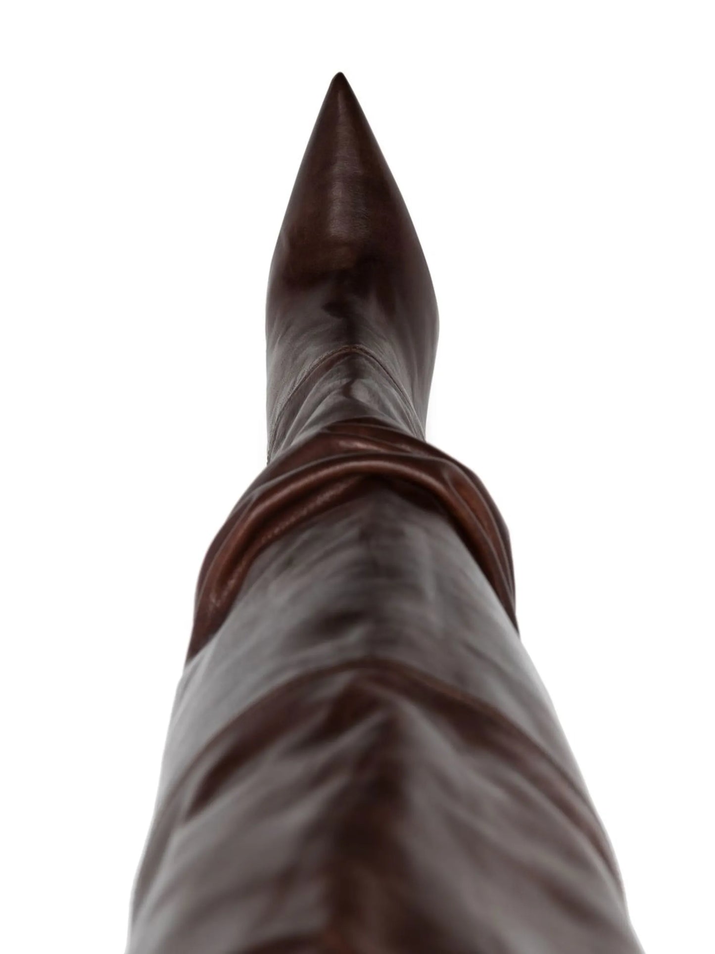 Olivia 95mm leather thigh boots