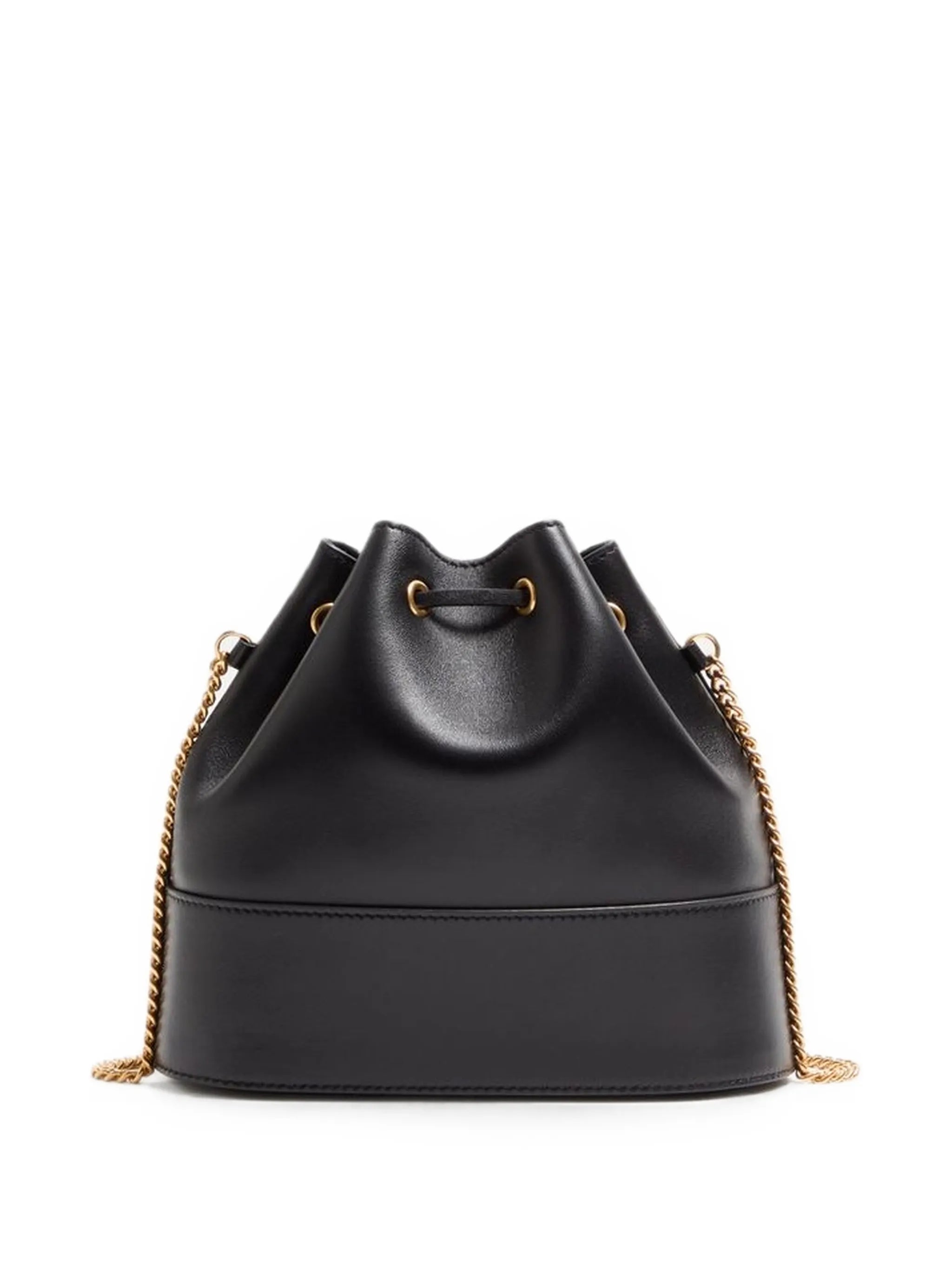mini VLogo leather bucket bag