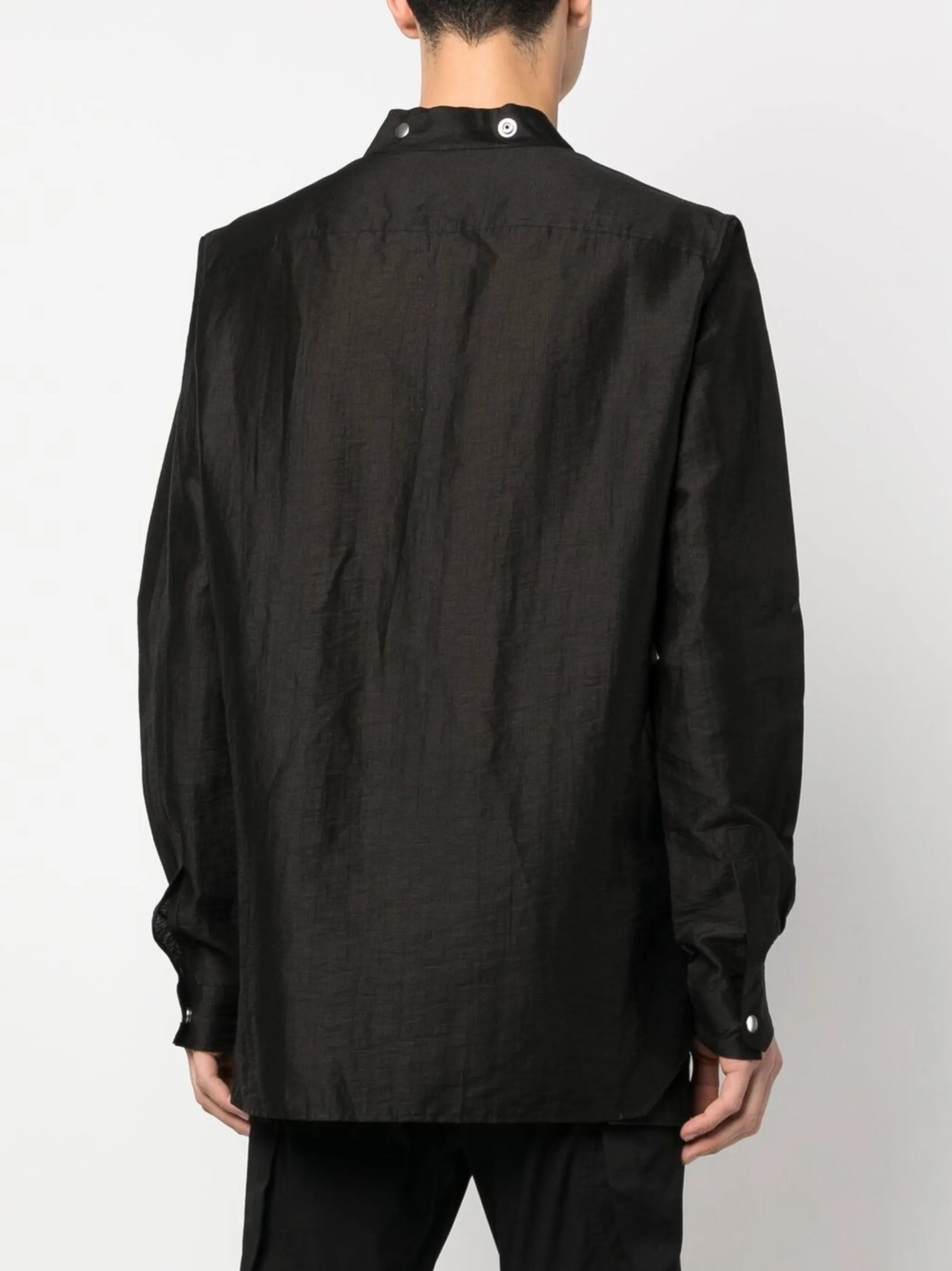 press stud-fastening shirt