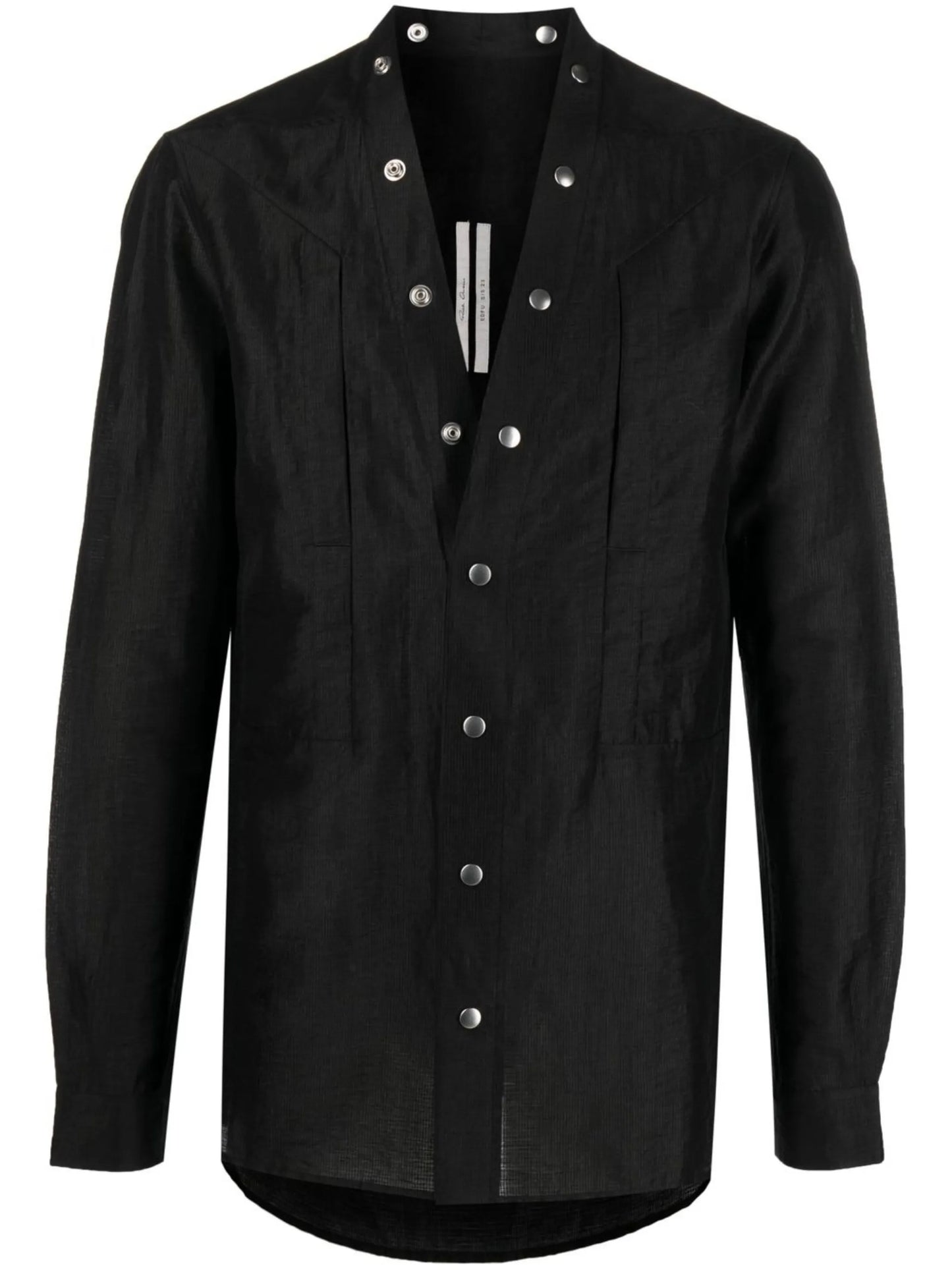 press stud-fastening shirt