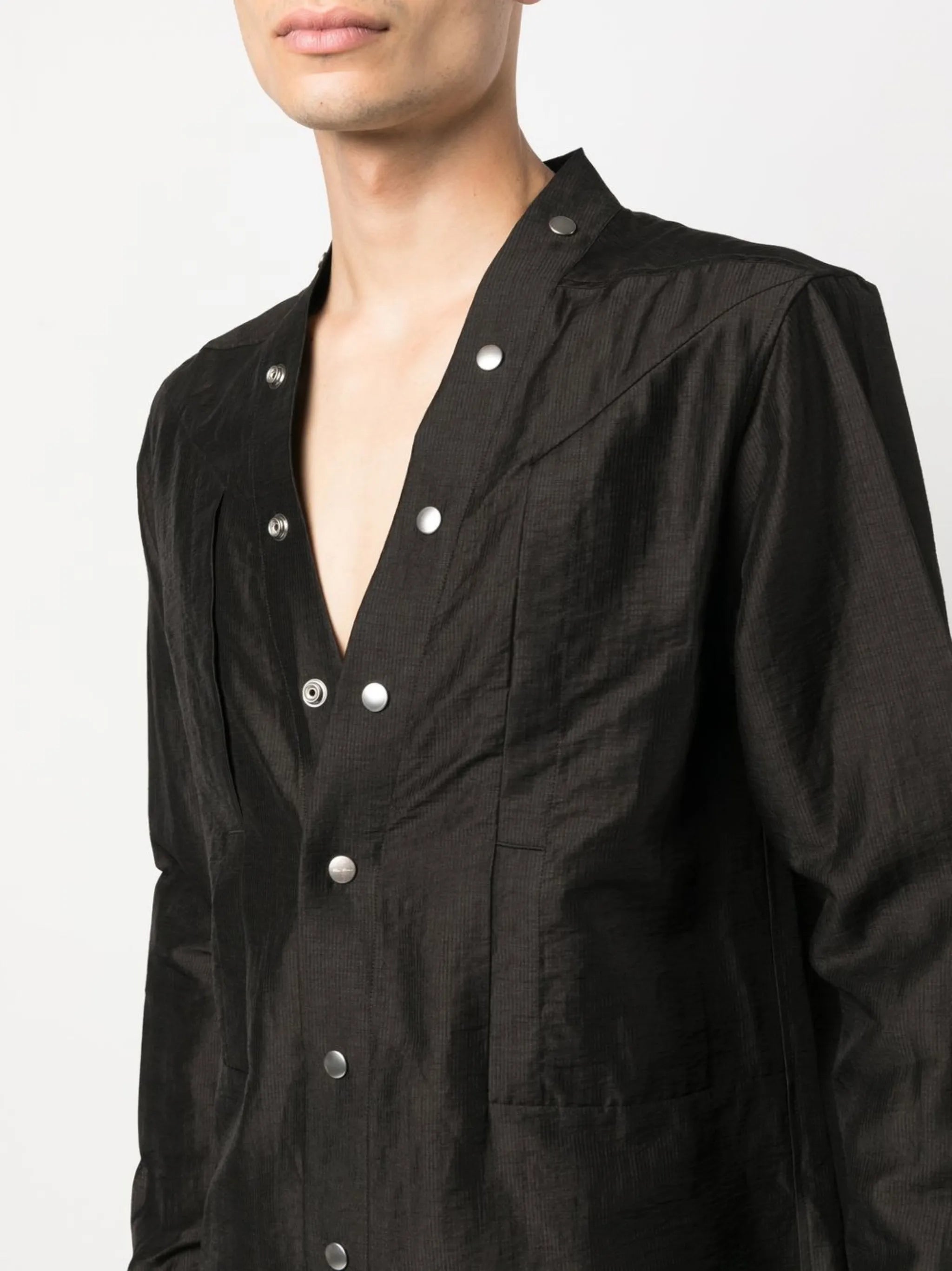 press stud-fastening shirt