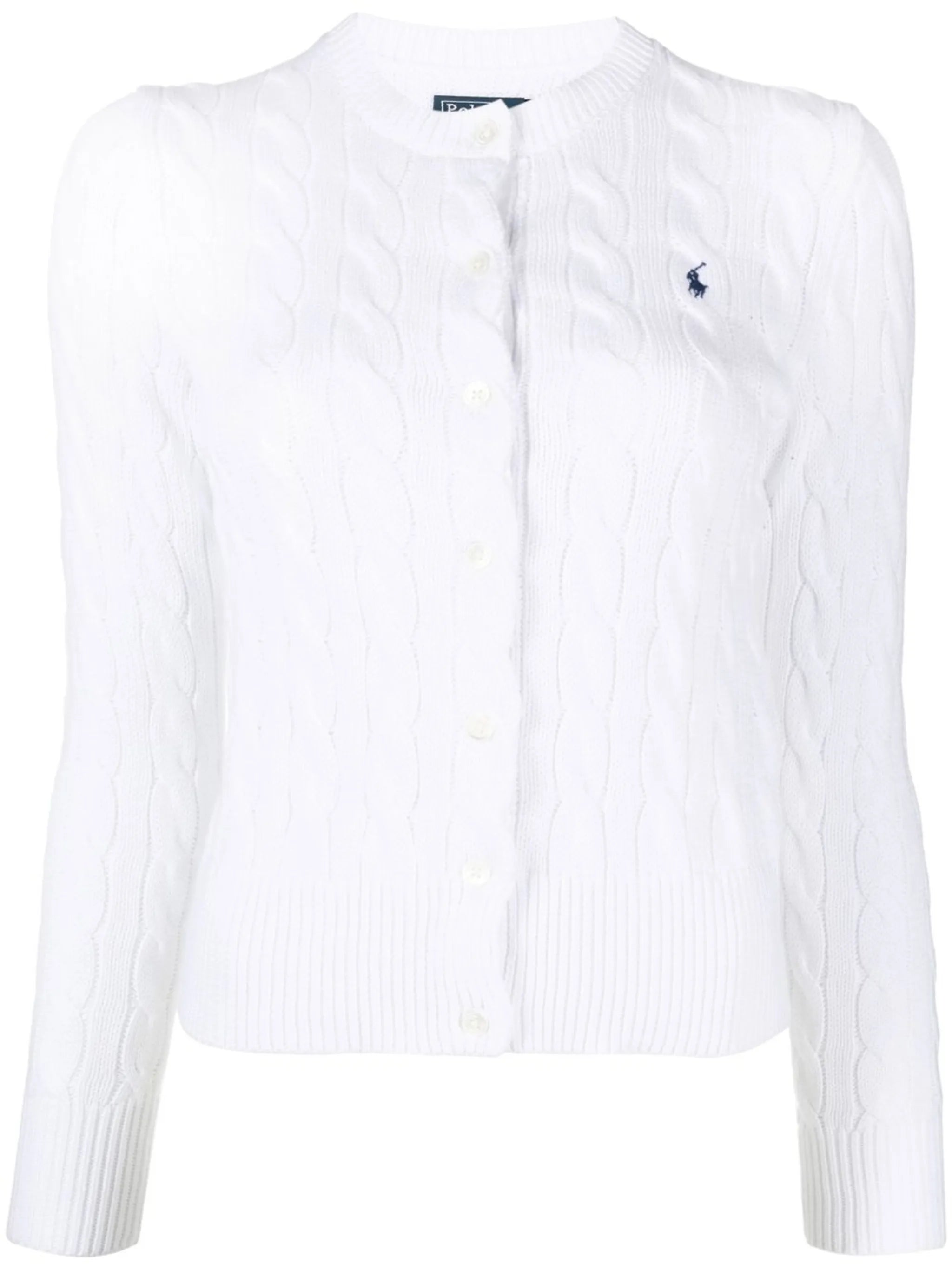 Polo Pony cable-knit cardigan
