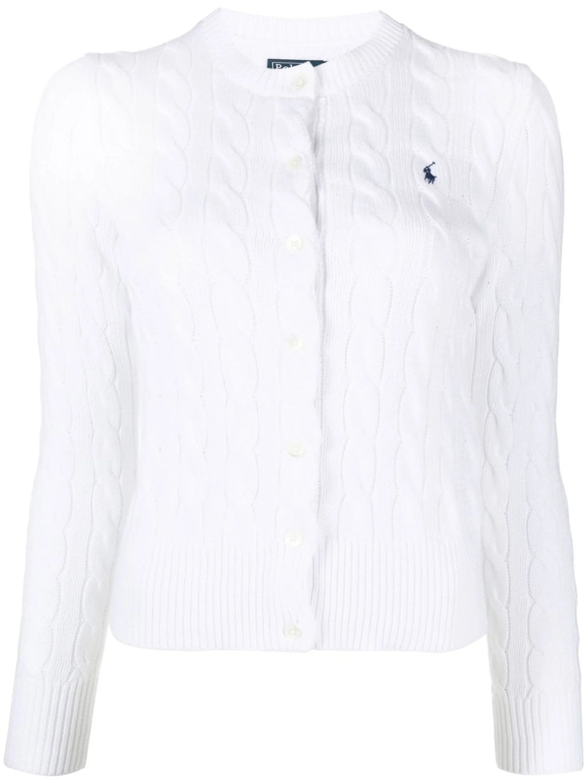 Polo Pony cable-knit cardigan