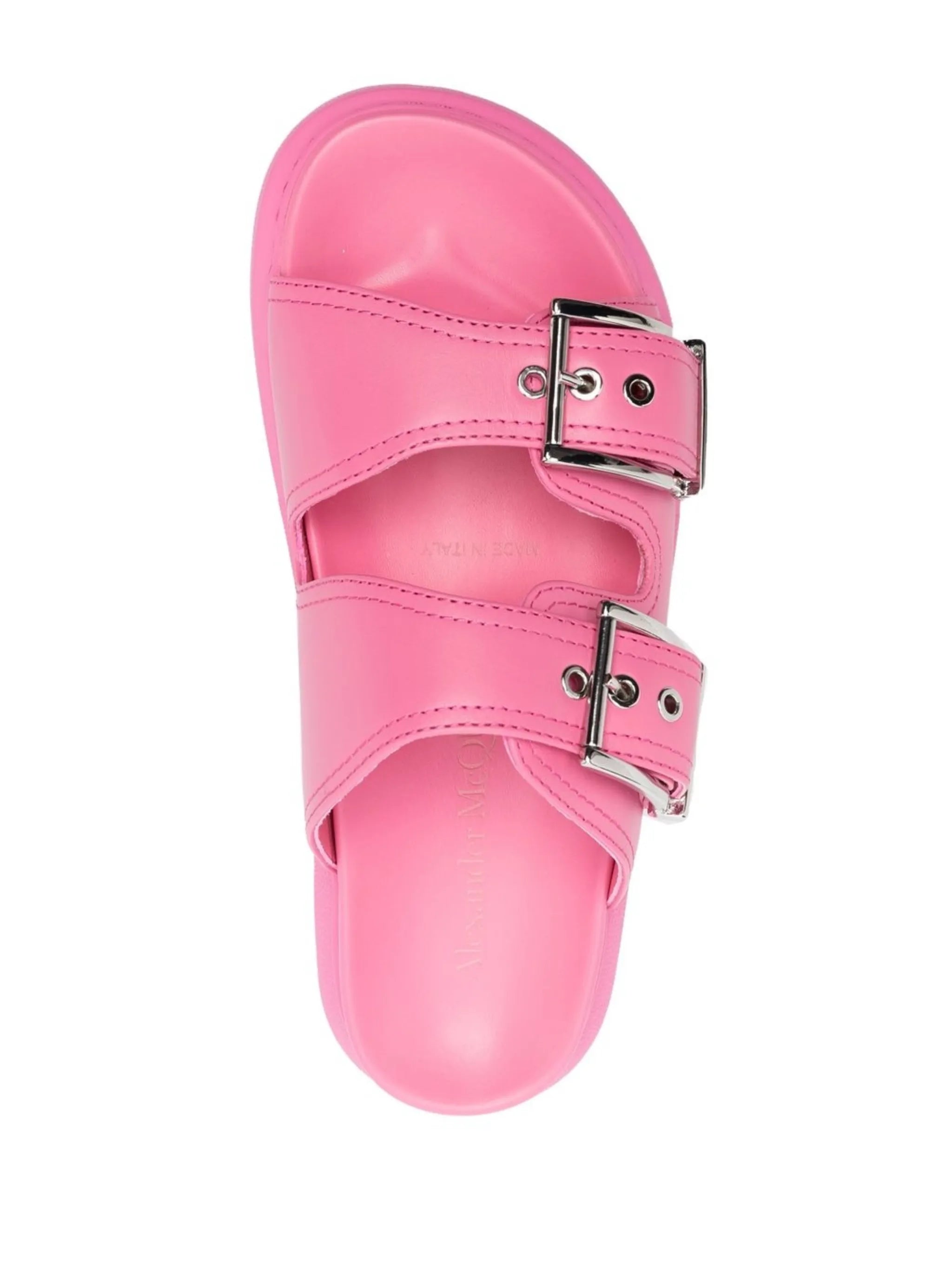 50mm double-buckle sandals