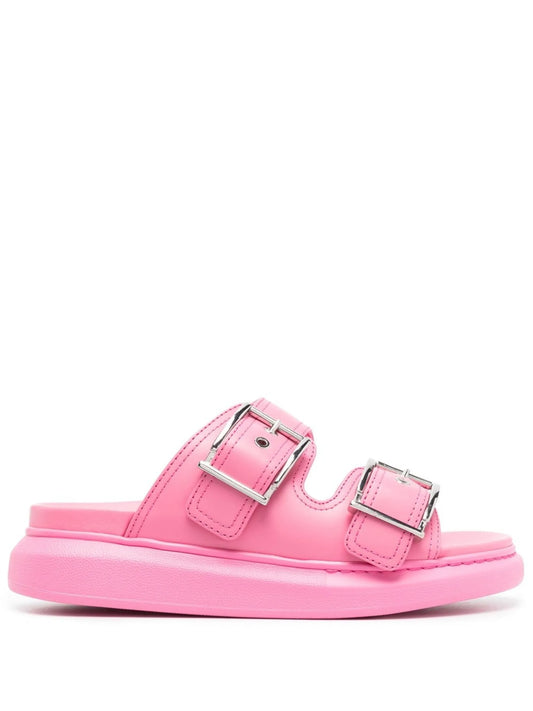 50mm double-buckle sandals