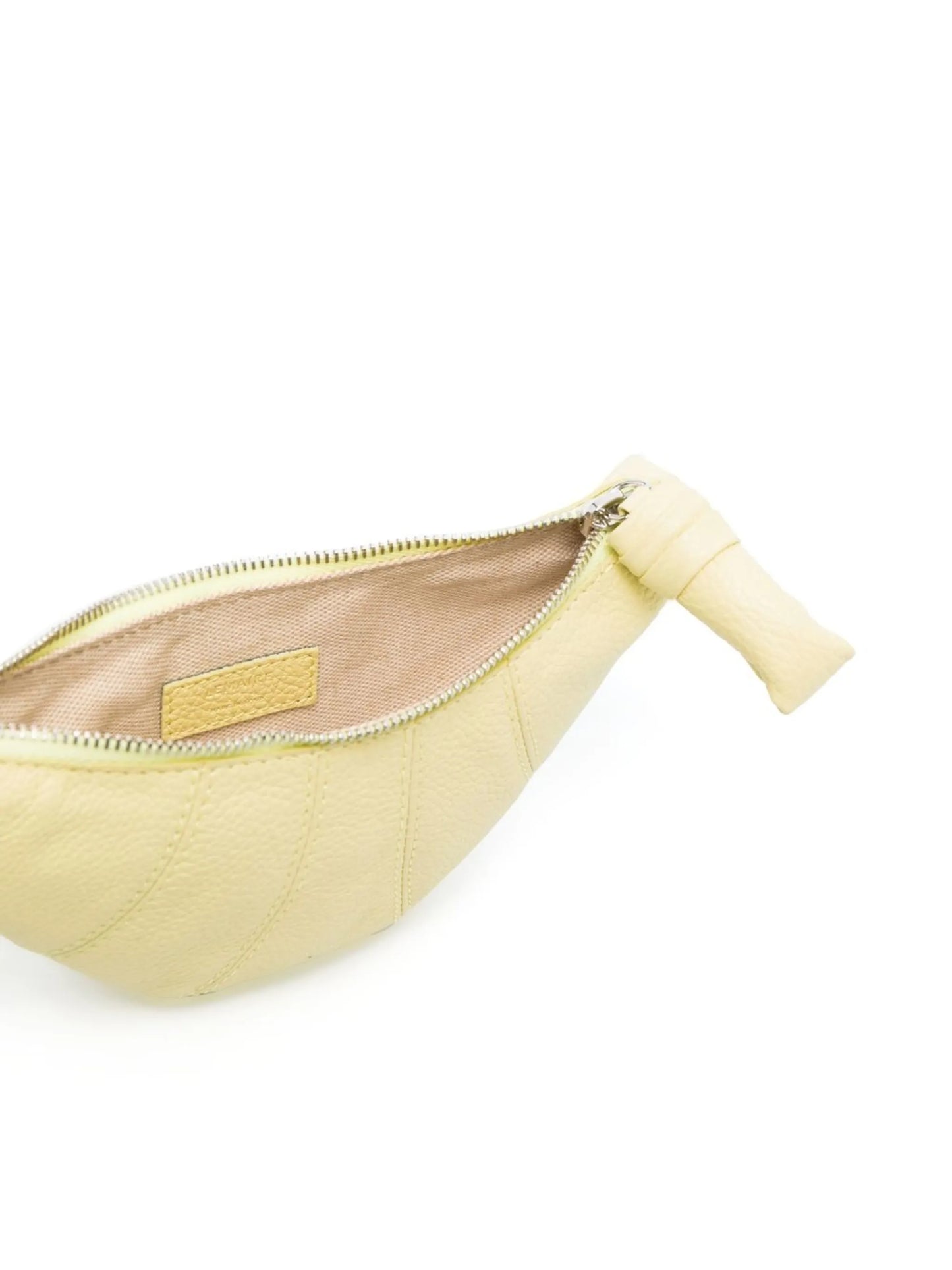 Croissant leather mini bag