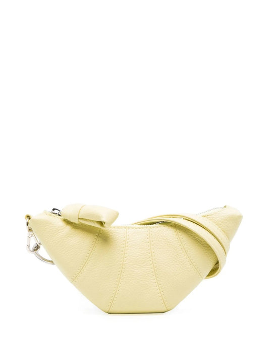 Croissant leather mini bag