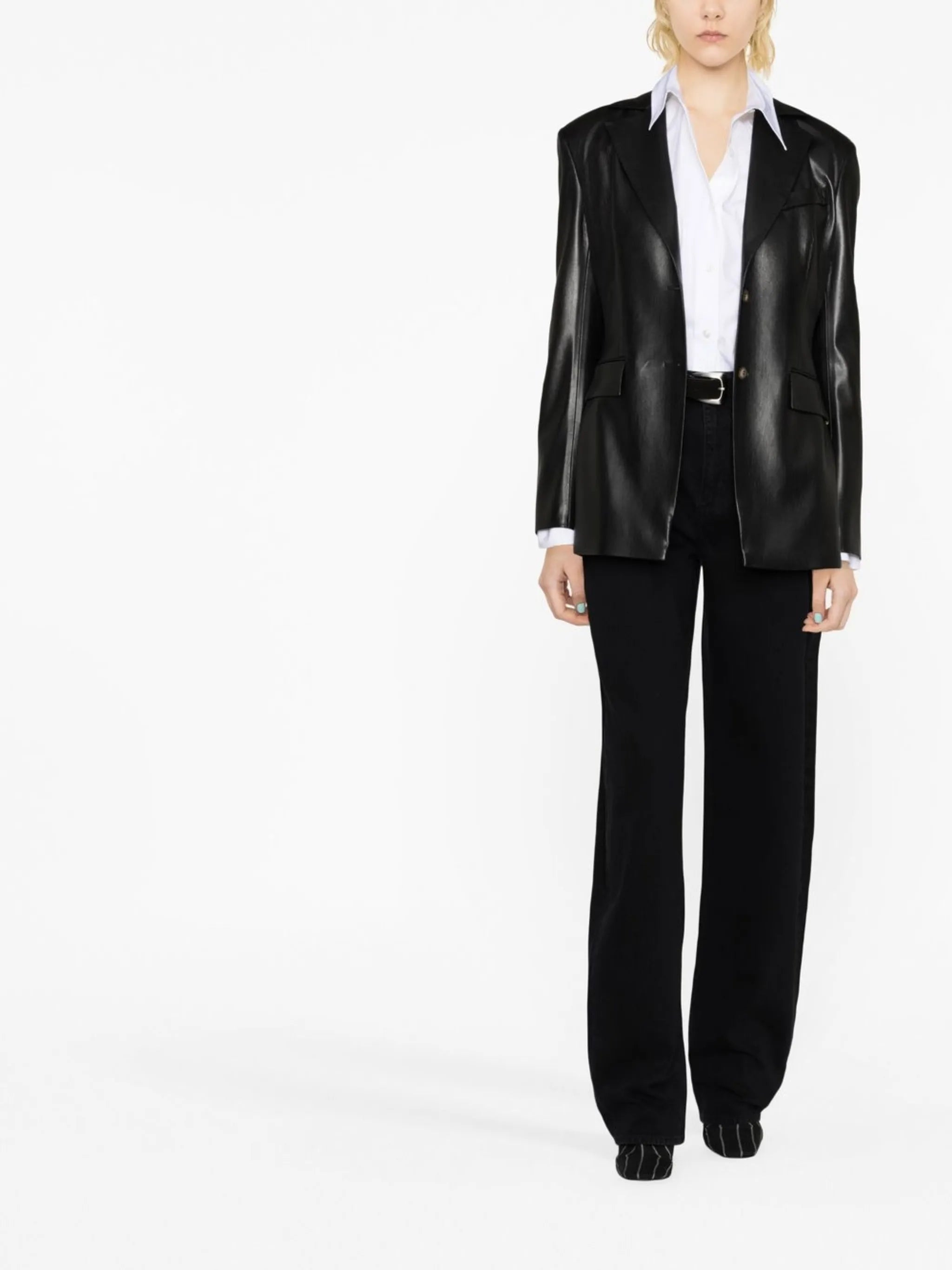 Extra Long Barrel high-waisted jeans