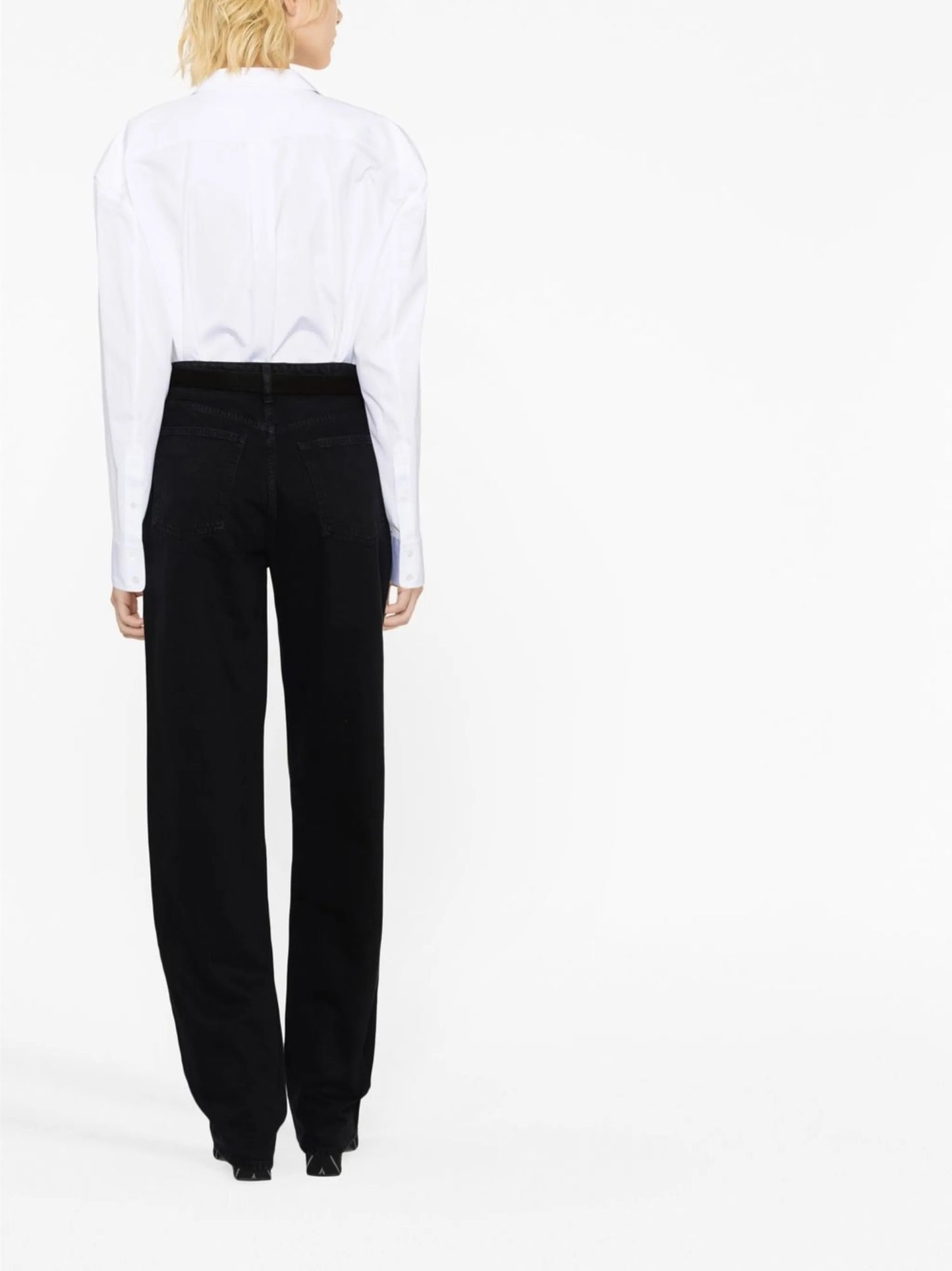 Extra Long Barrel high-waisted jeans