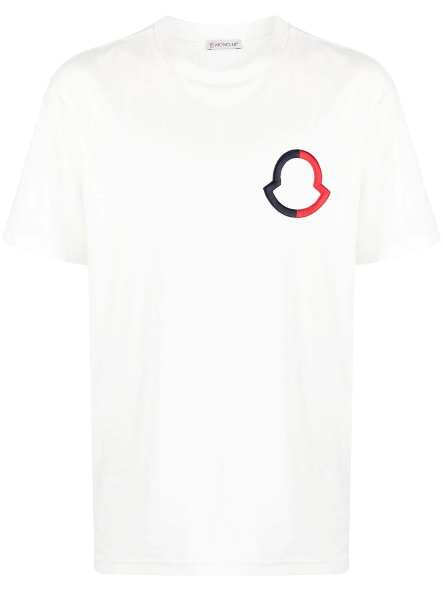 embroidered-logo detail T-shirt