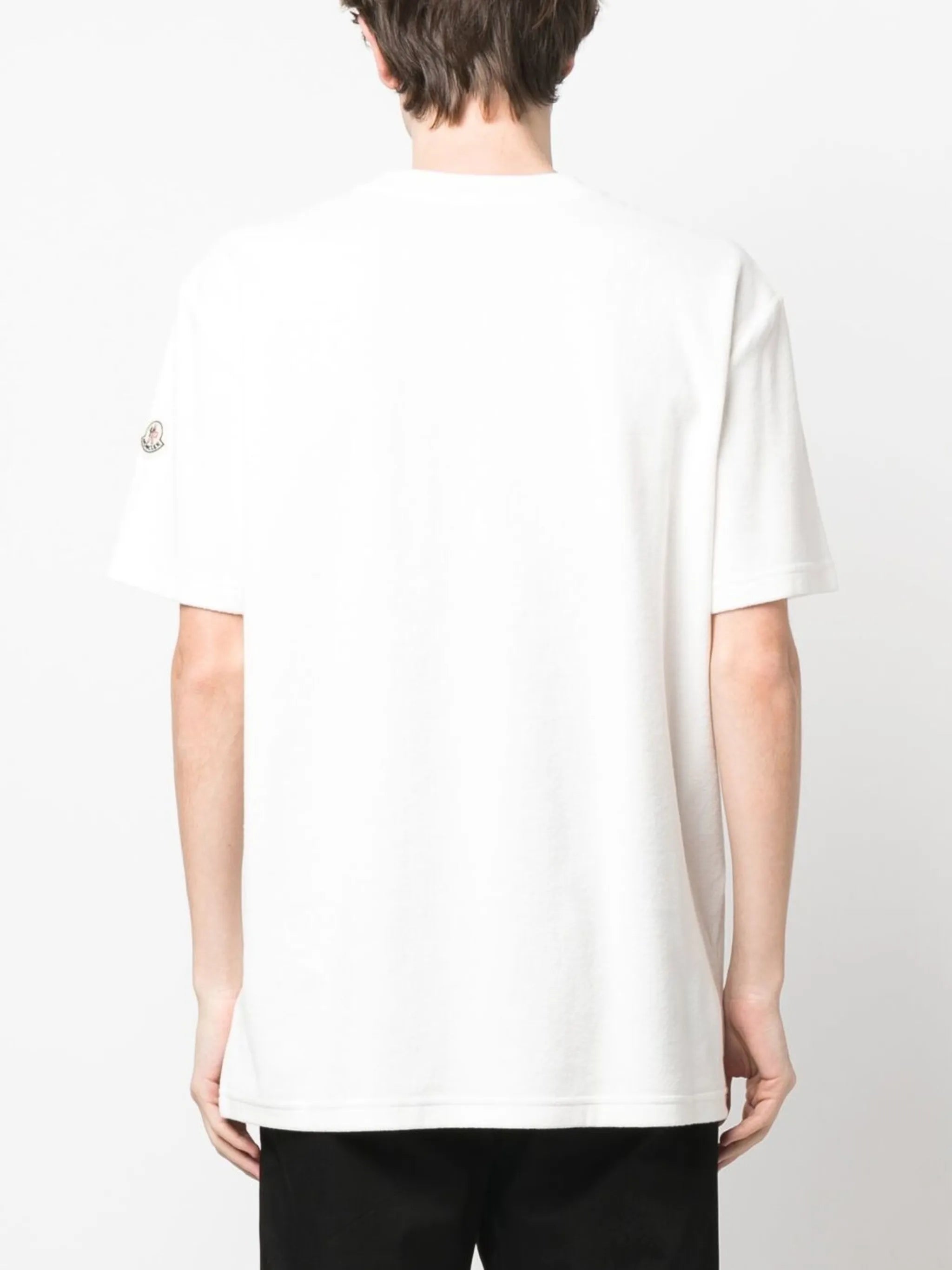 embroidered-logo detail T-shirt