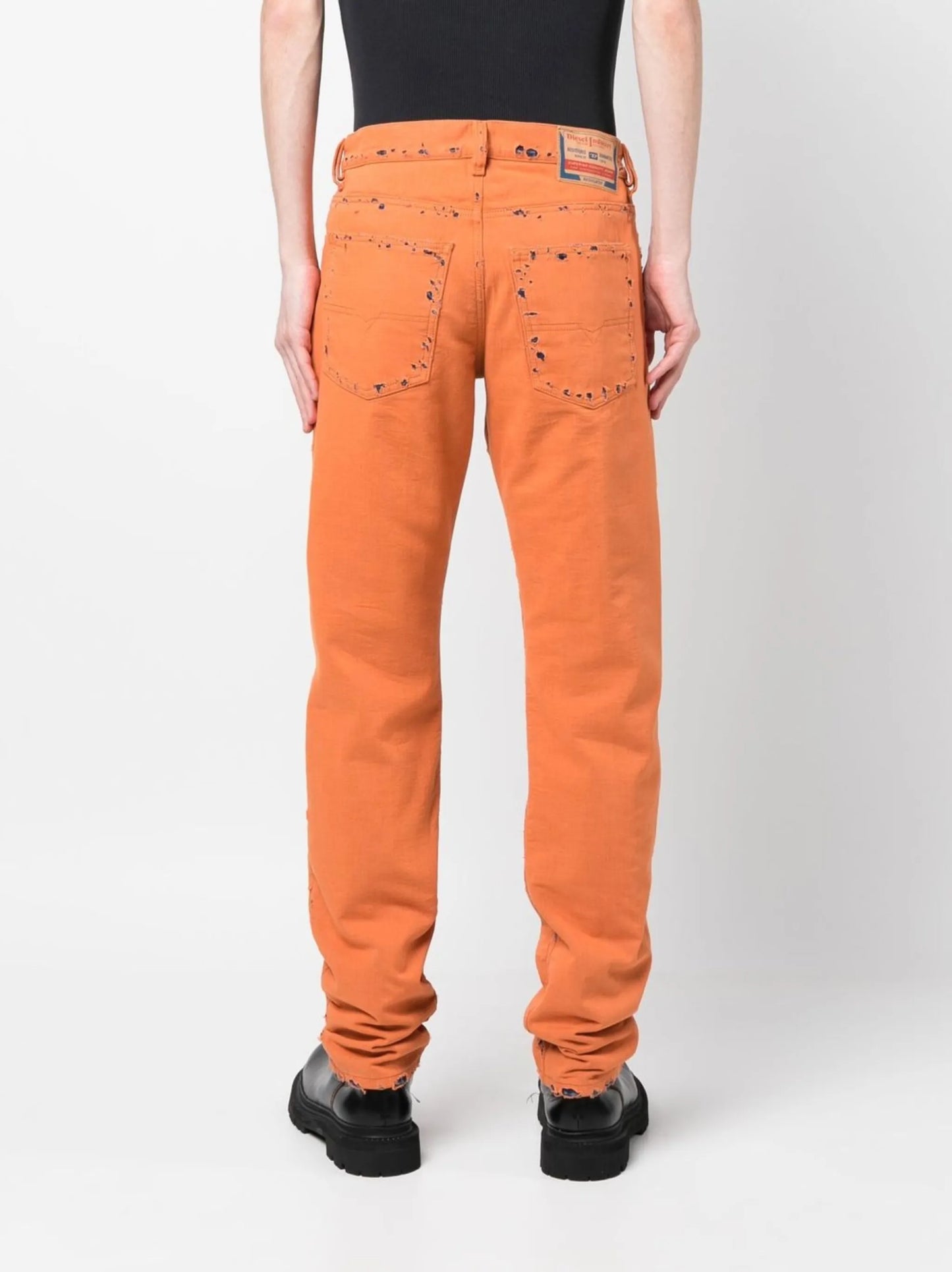 straight-leg jeans