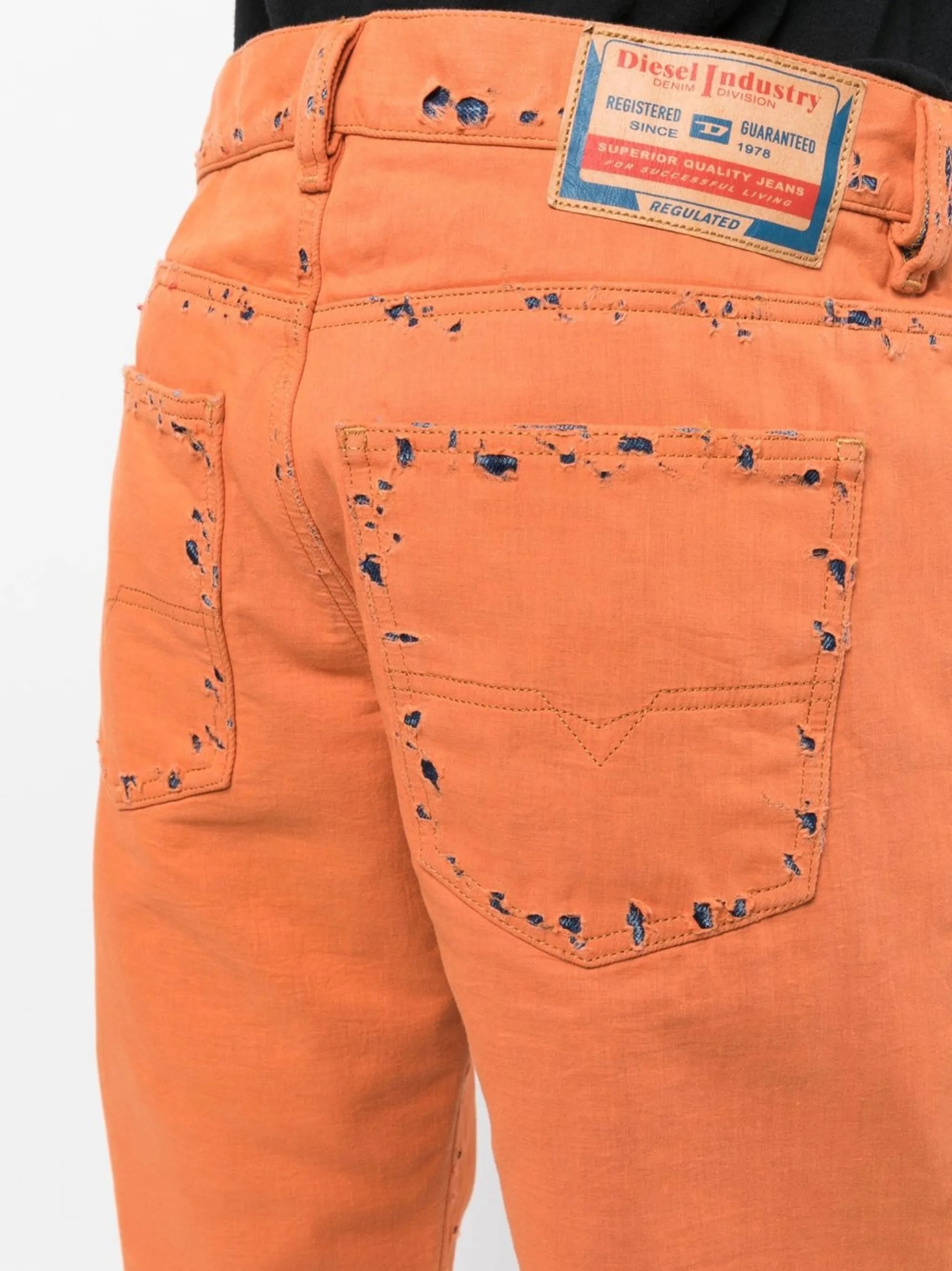 straight-leg jeans