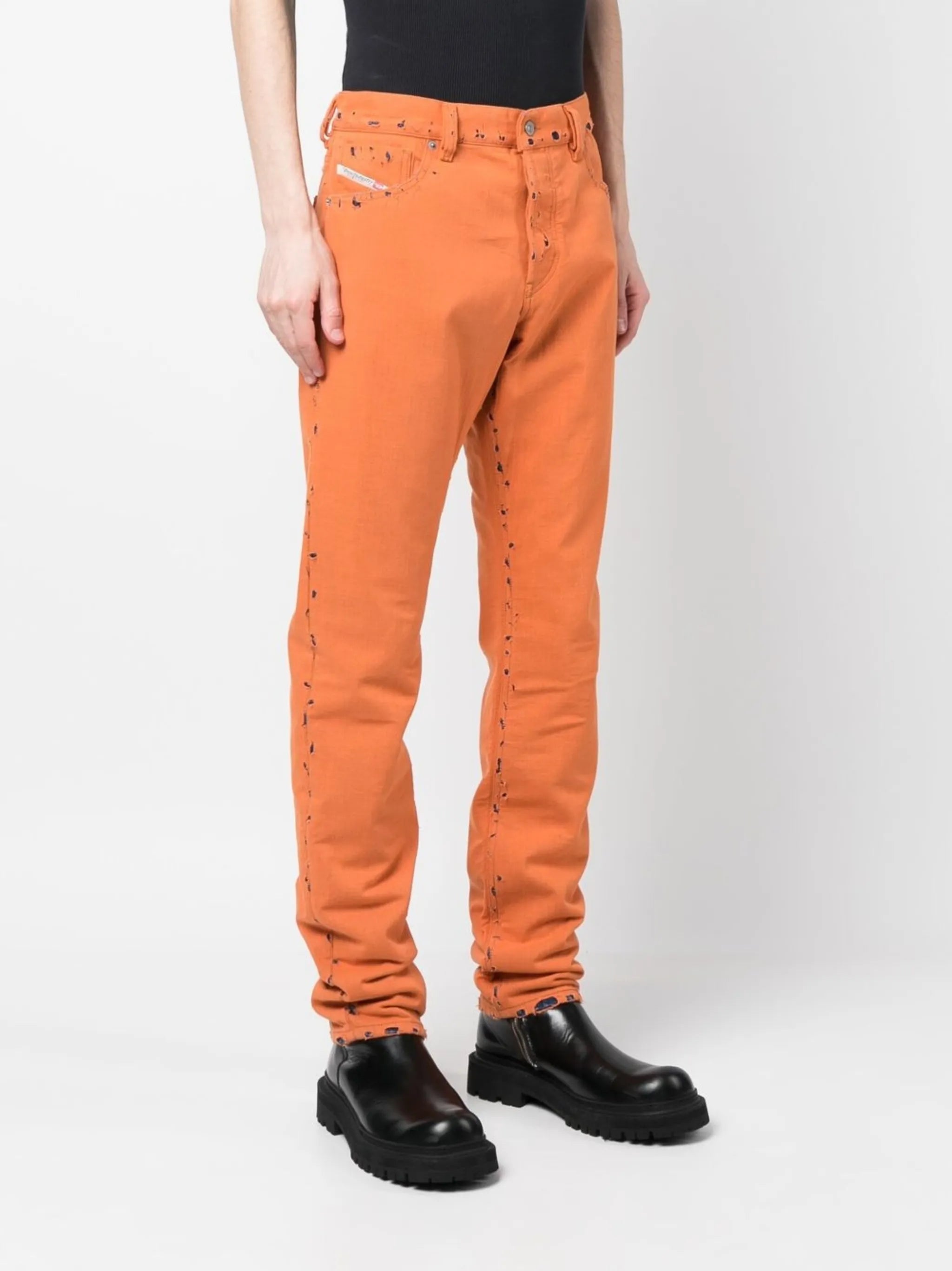 straight-leg jeans