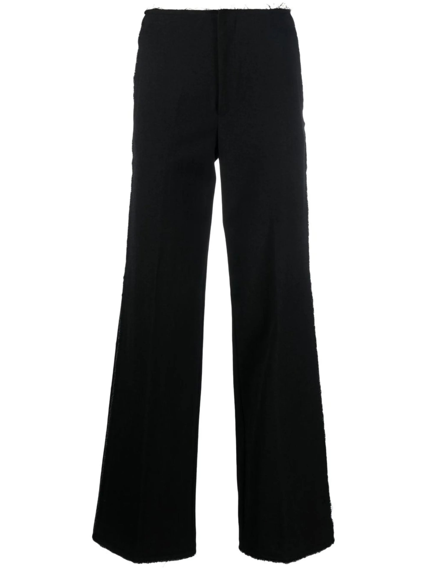 high-waisted trousers