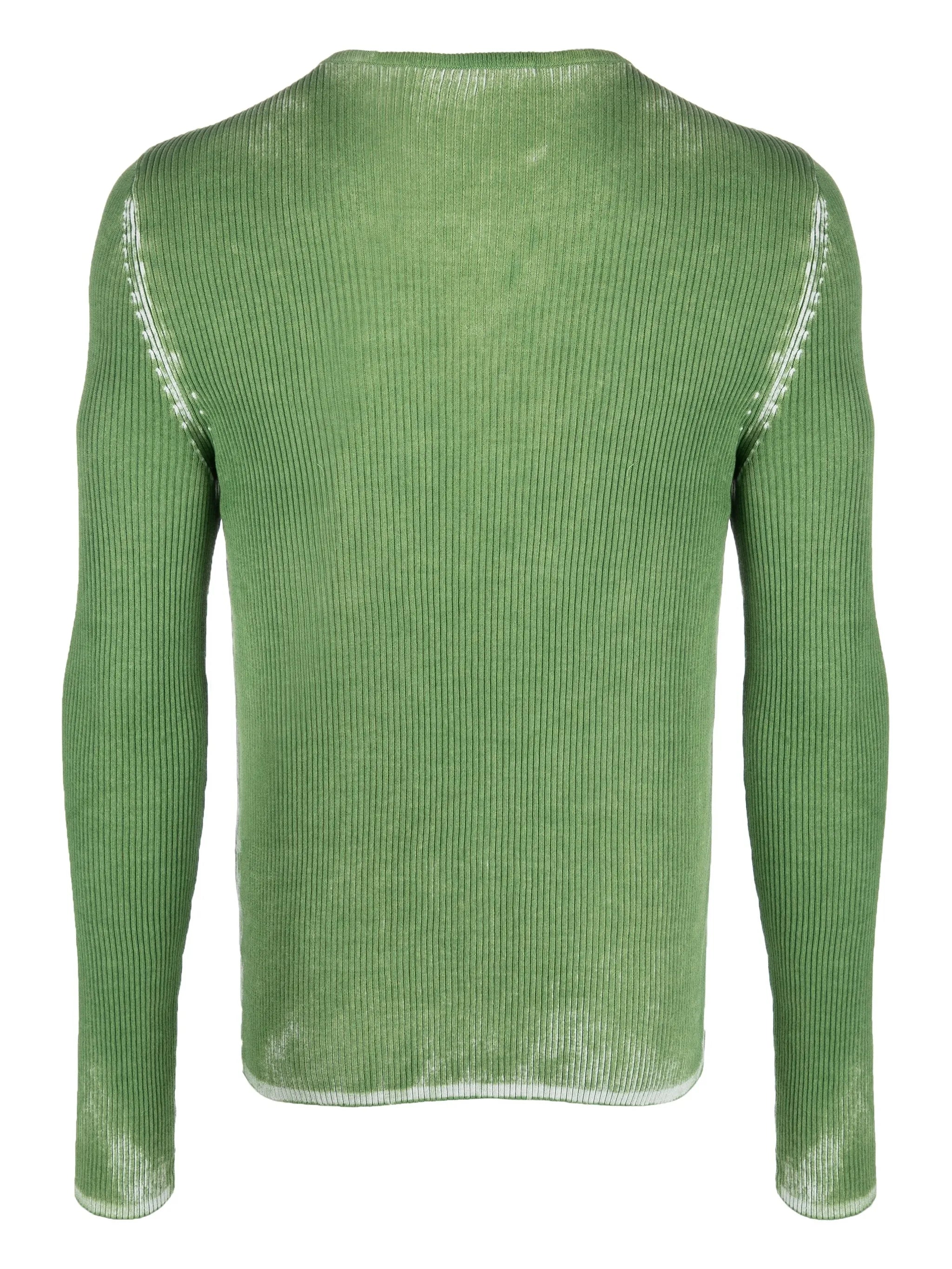 zip-up knitted jumper