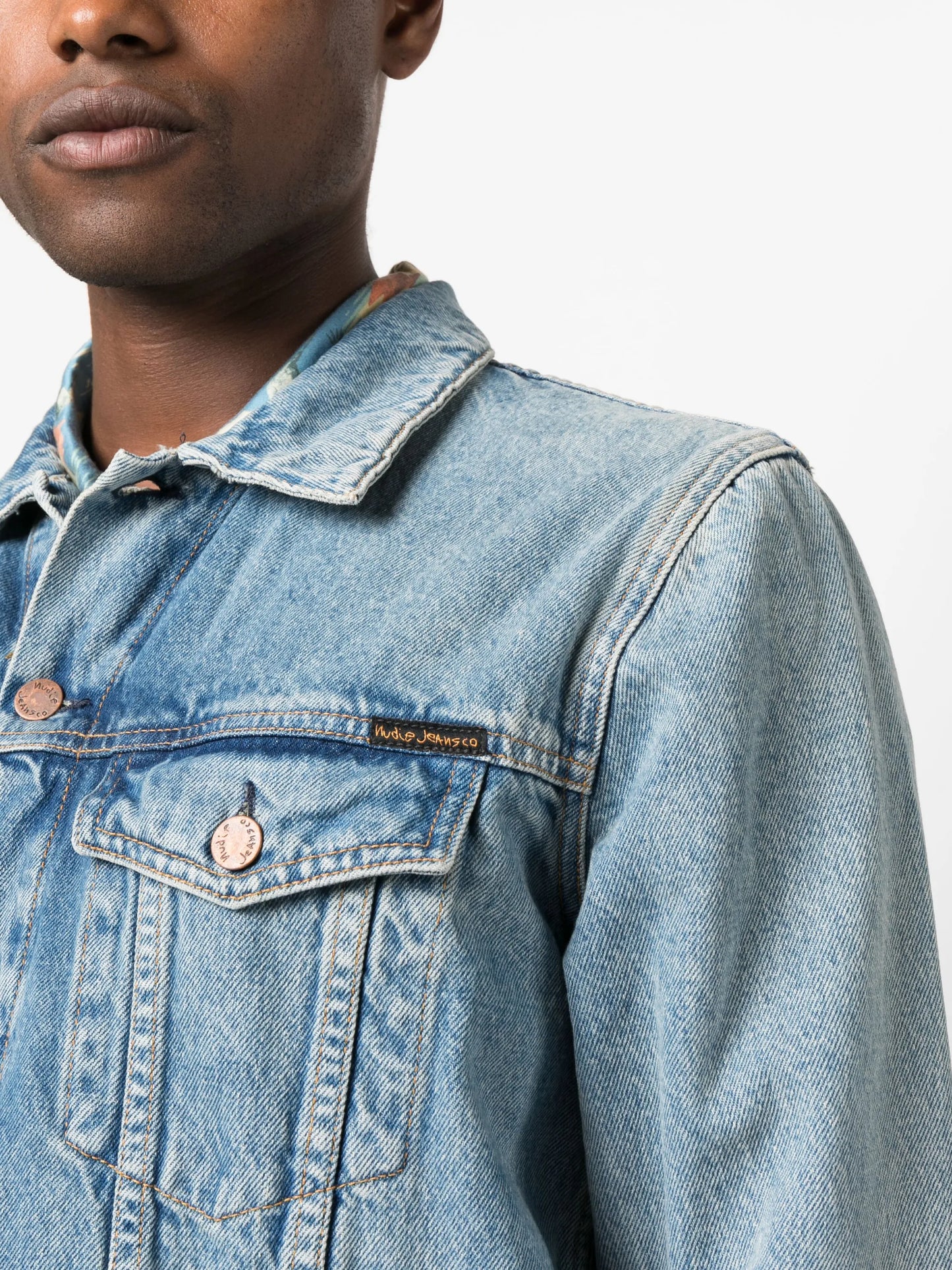 Robby washed-denim jacket