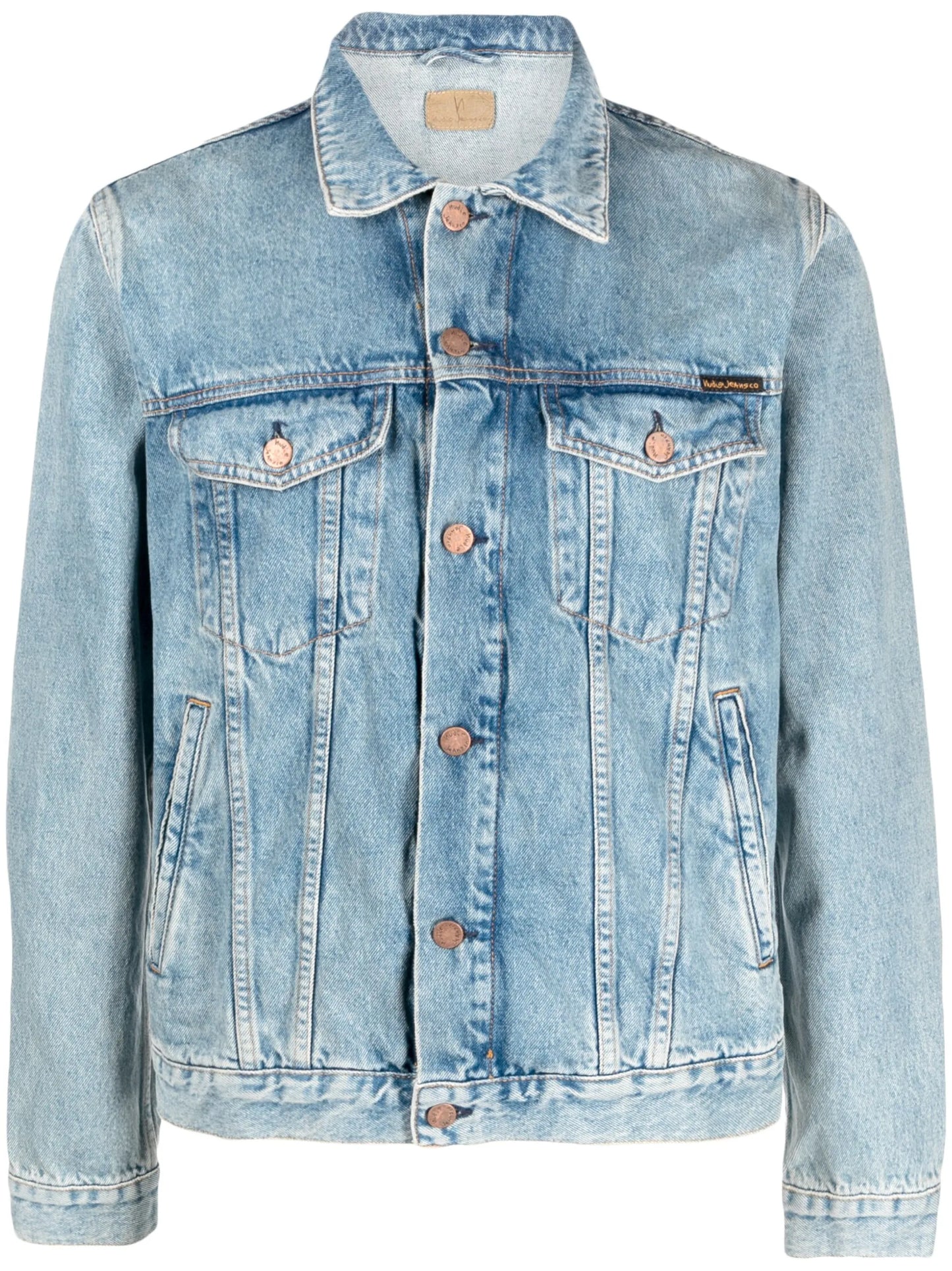 Robby washed-denim jacket