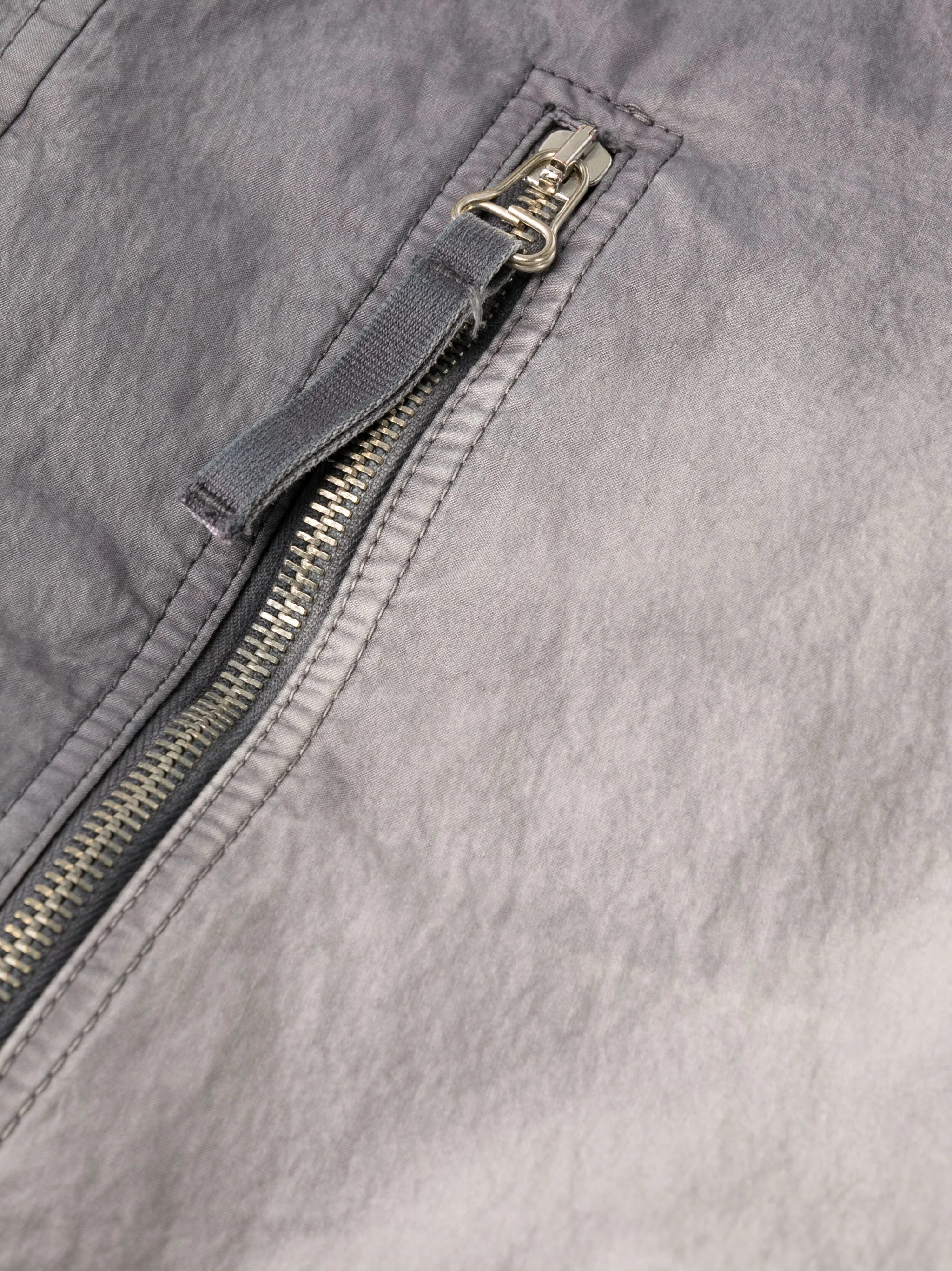 faded-effect cotton trousers