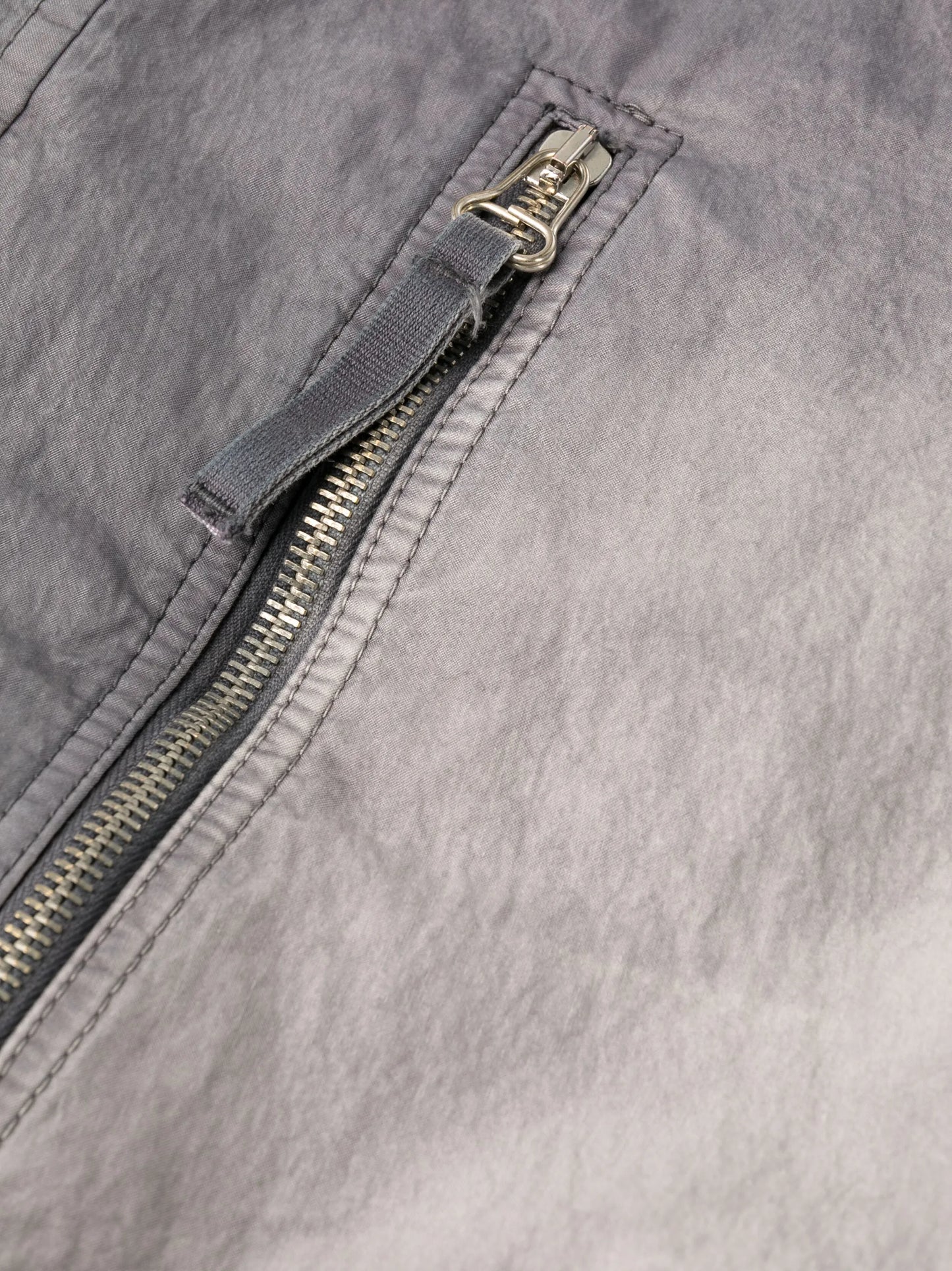 faded-effect cotton trousers