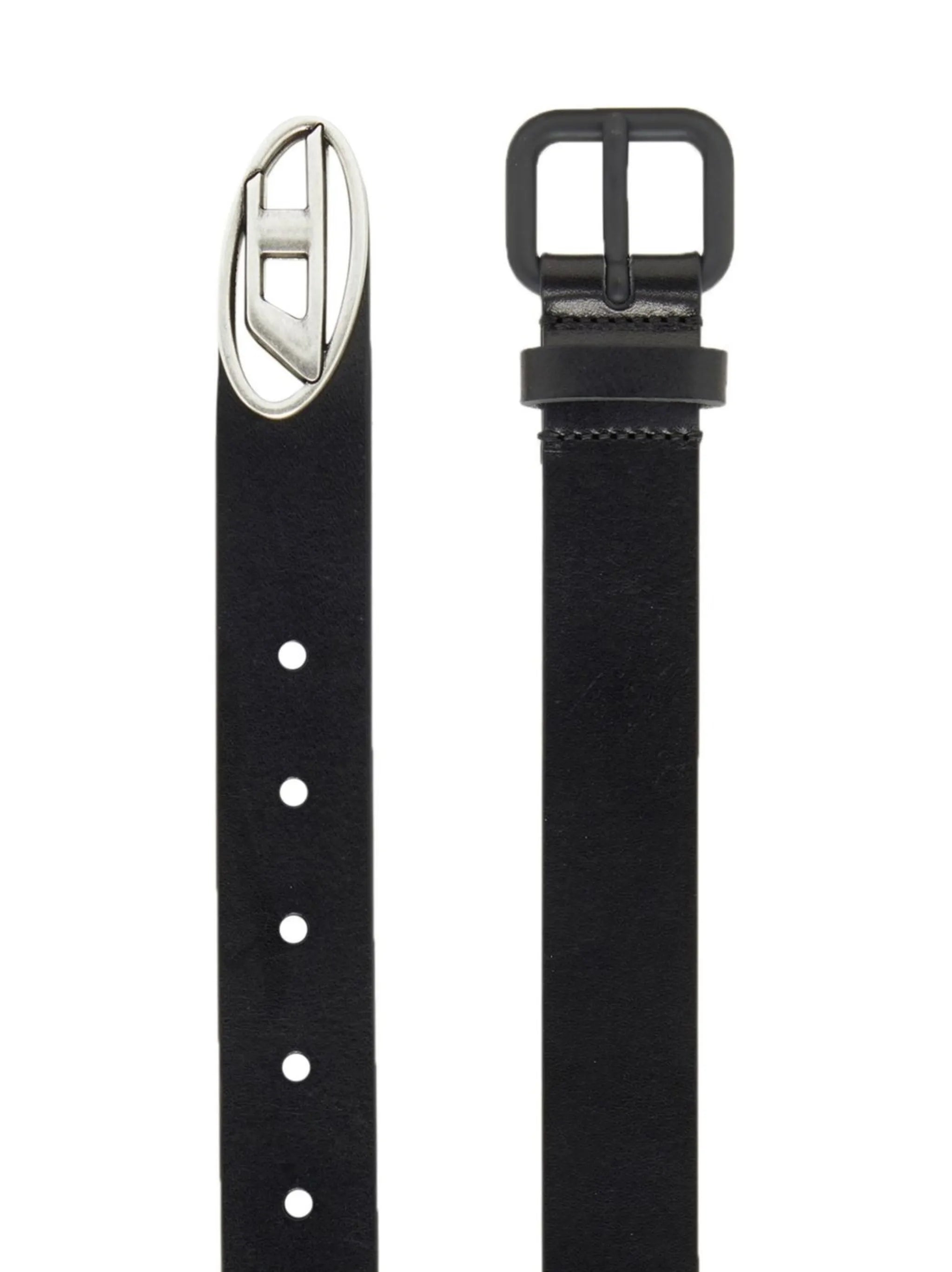 B-Inlay leather belt