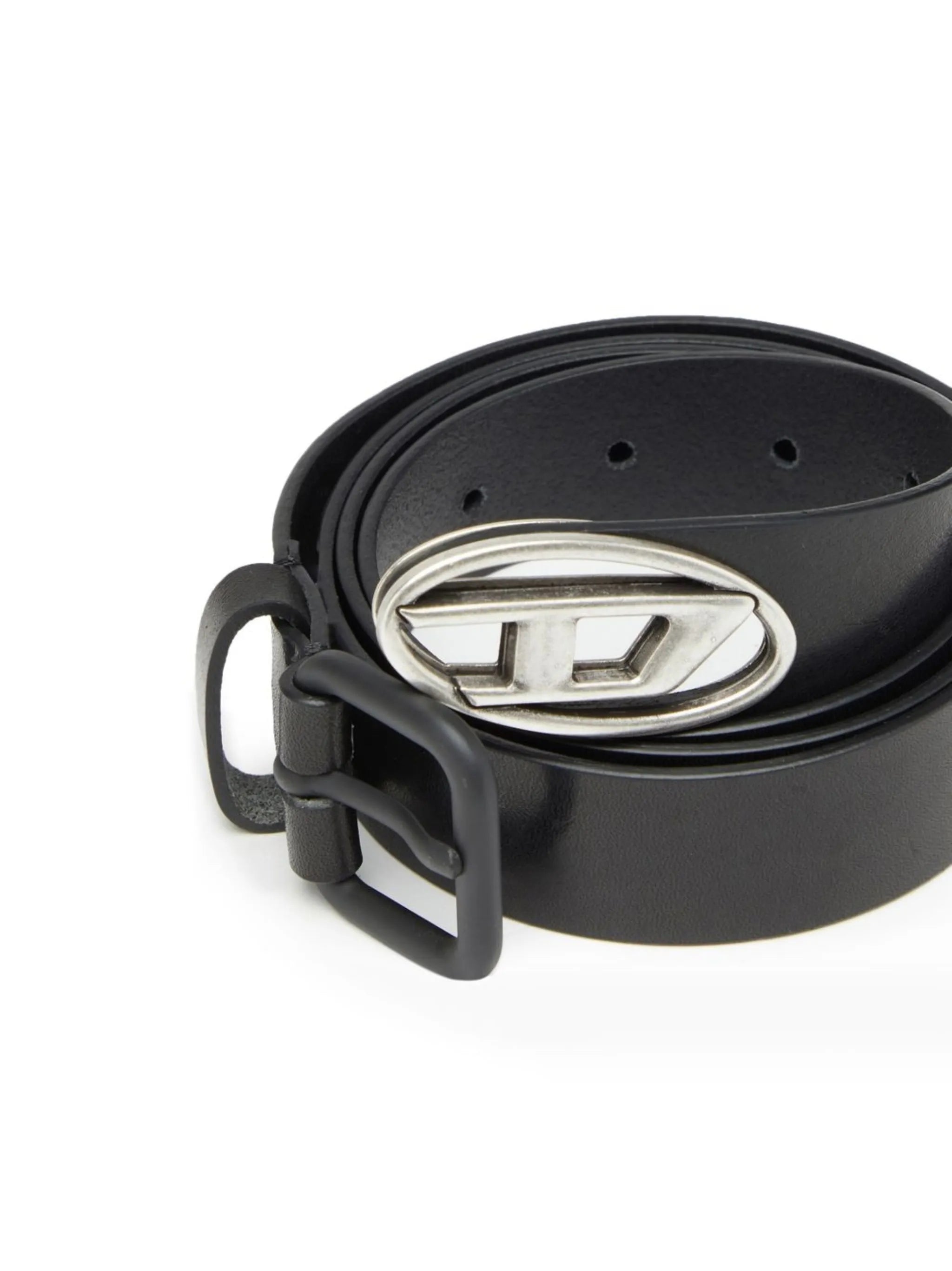B-Inlay leather belt