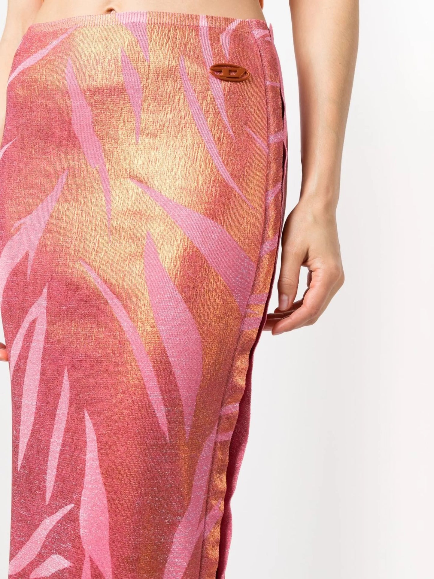 sunset logo-plaque skirt