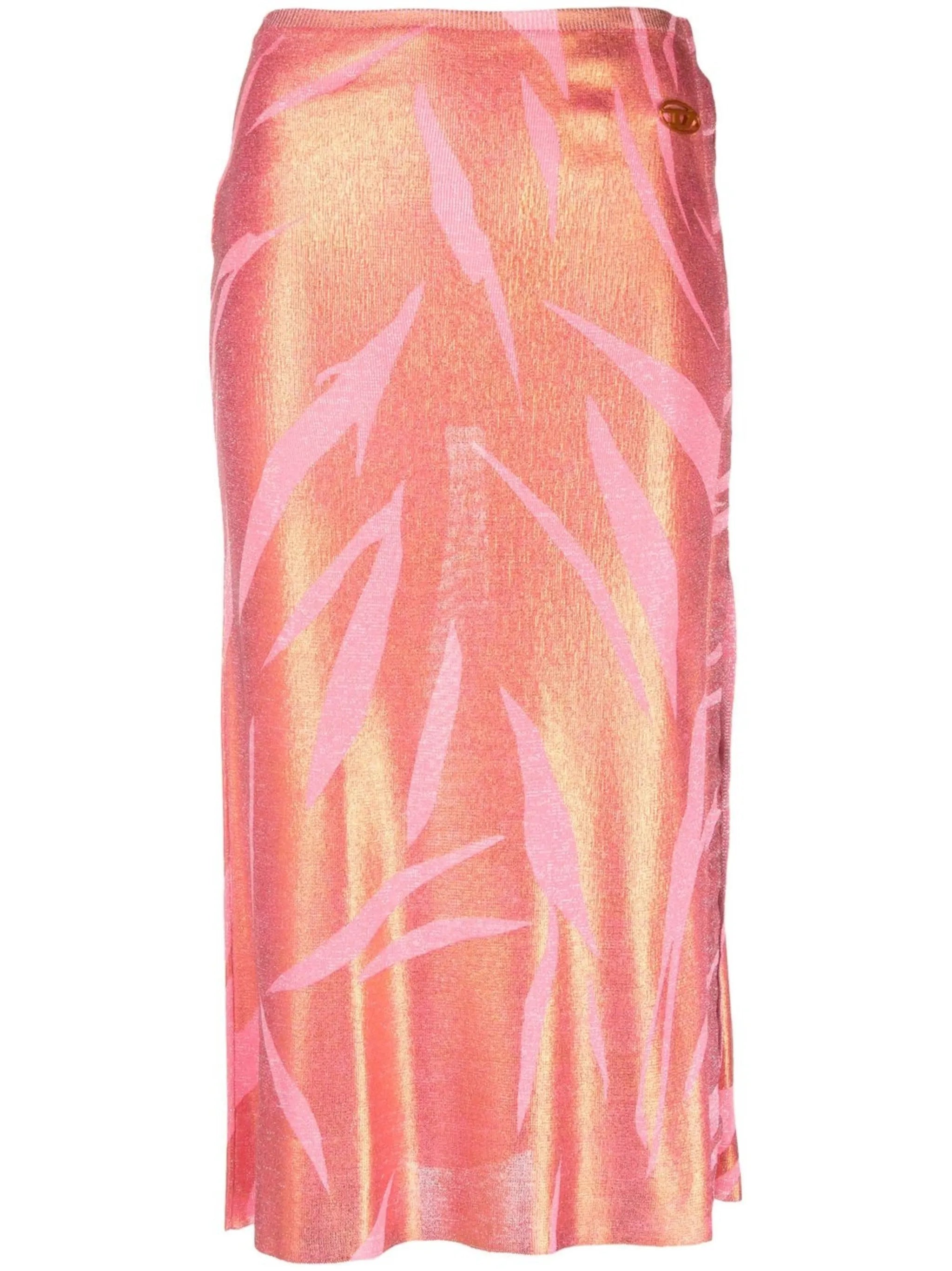 sunset logo-plaque skirt