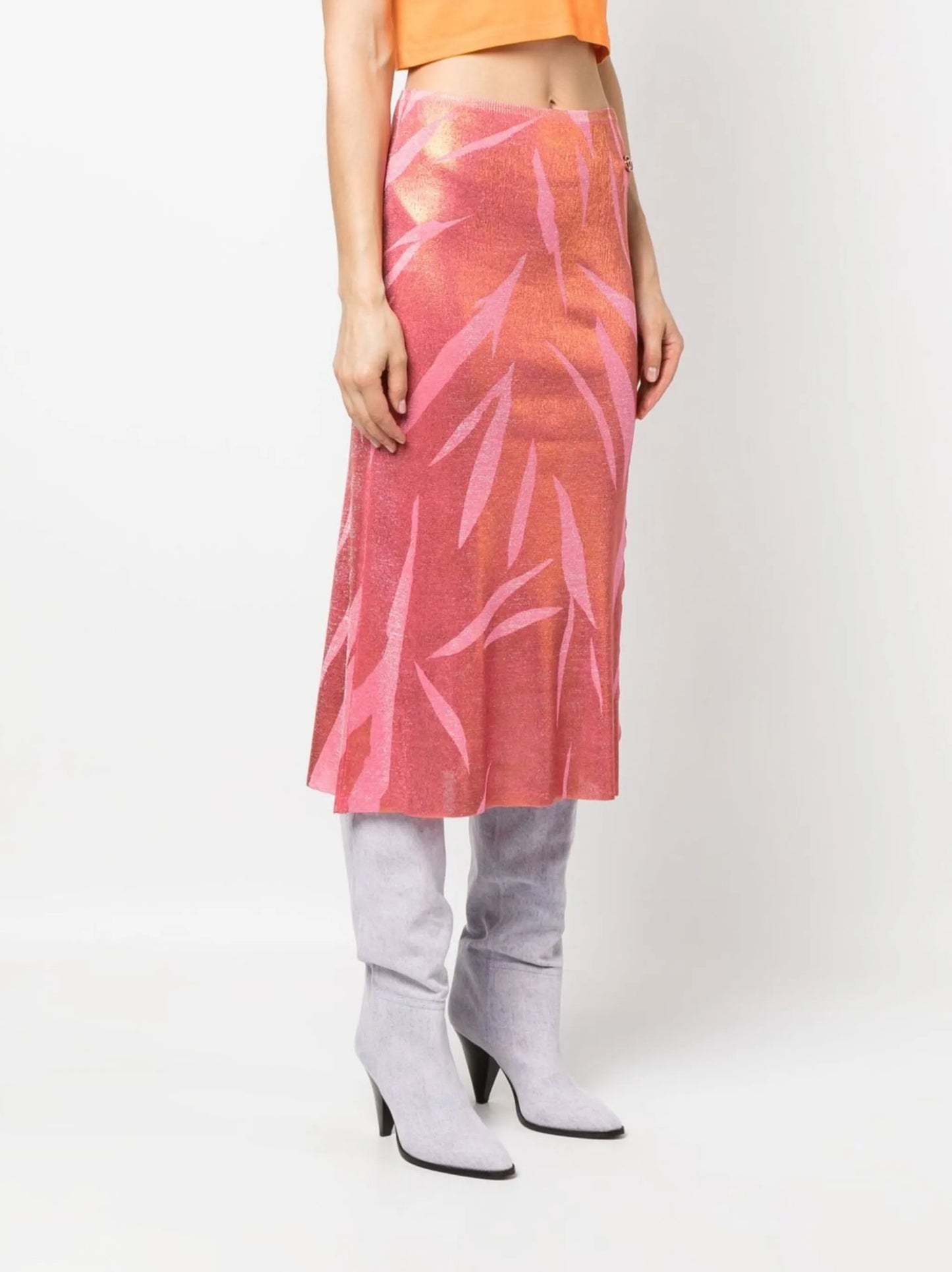 sunset logo-plaque skirt