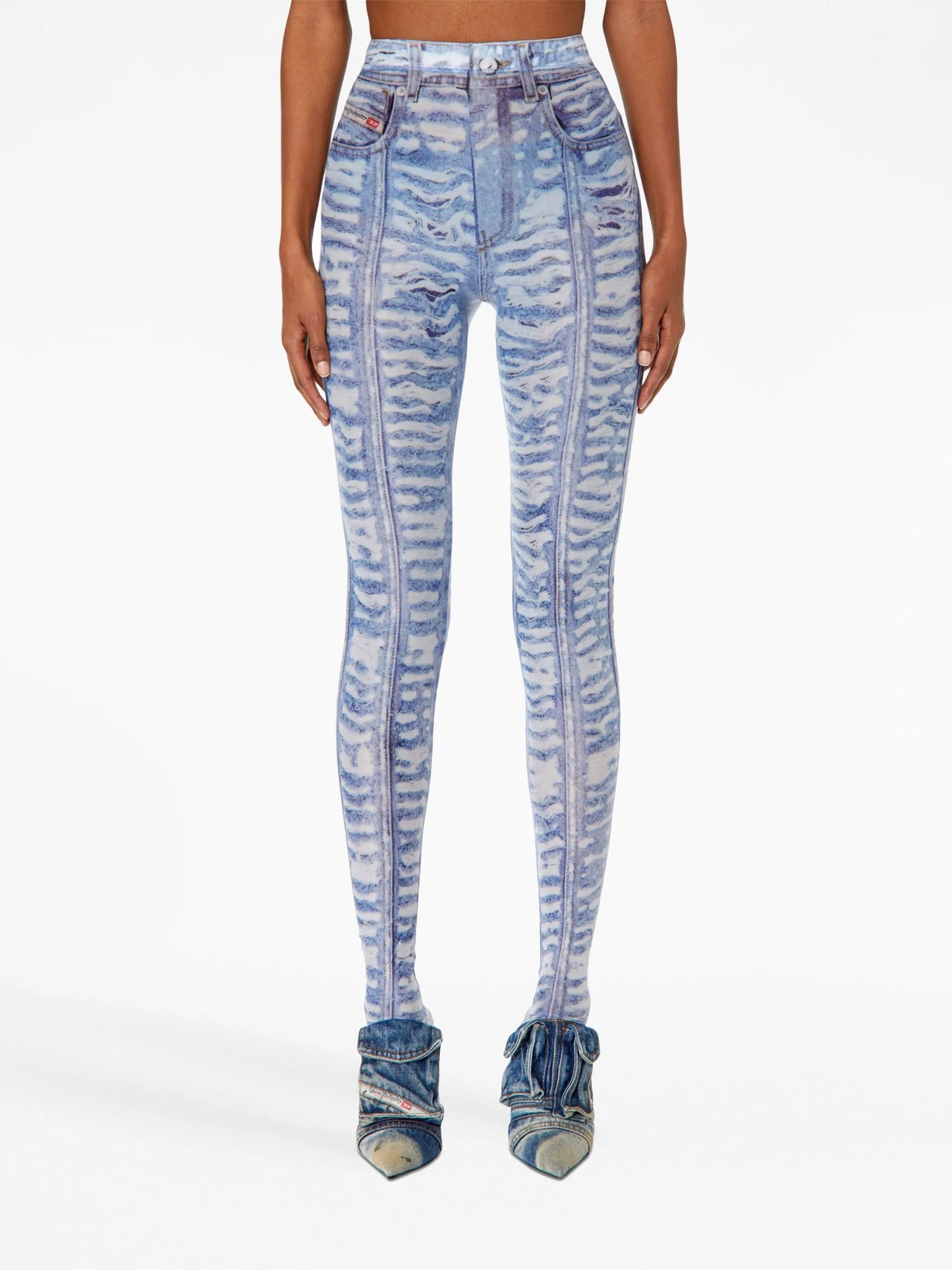 graphic-print leggings