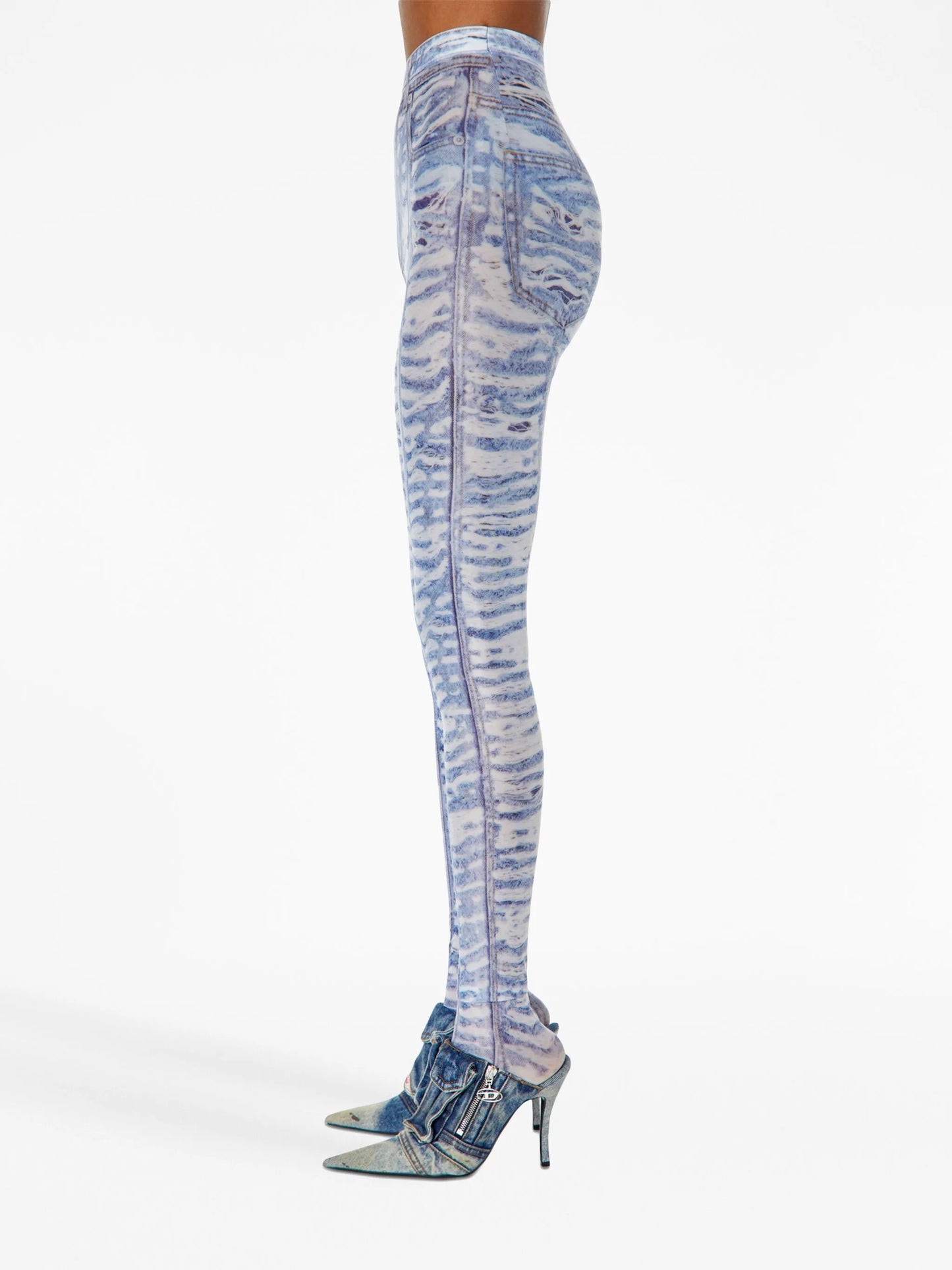 graphic-print leggings