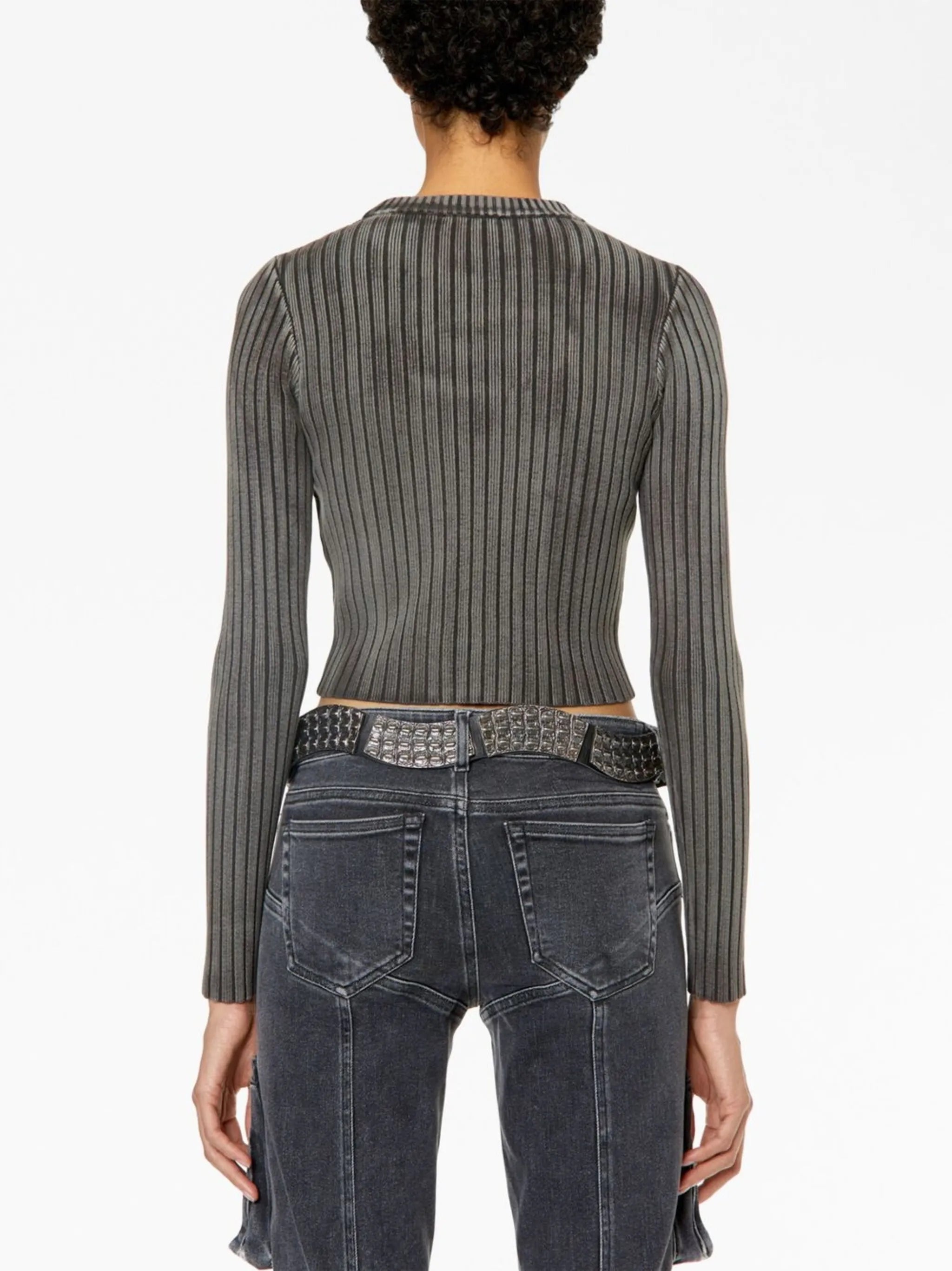M-Arjory cut-out knitted jumper