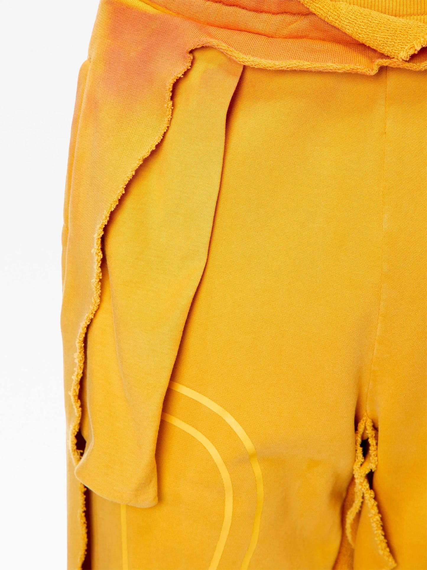 raw-cut wide-leg trousers