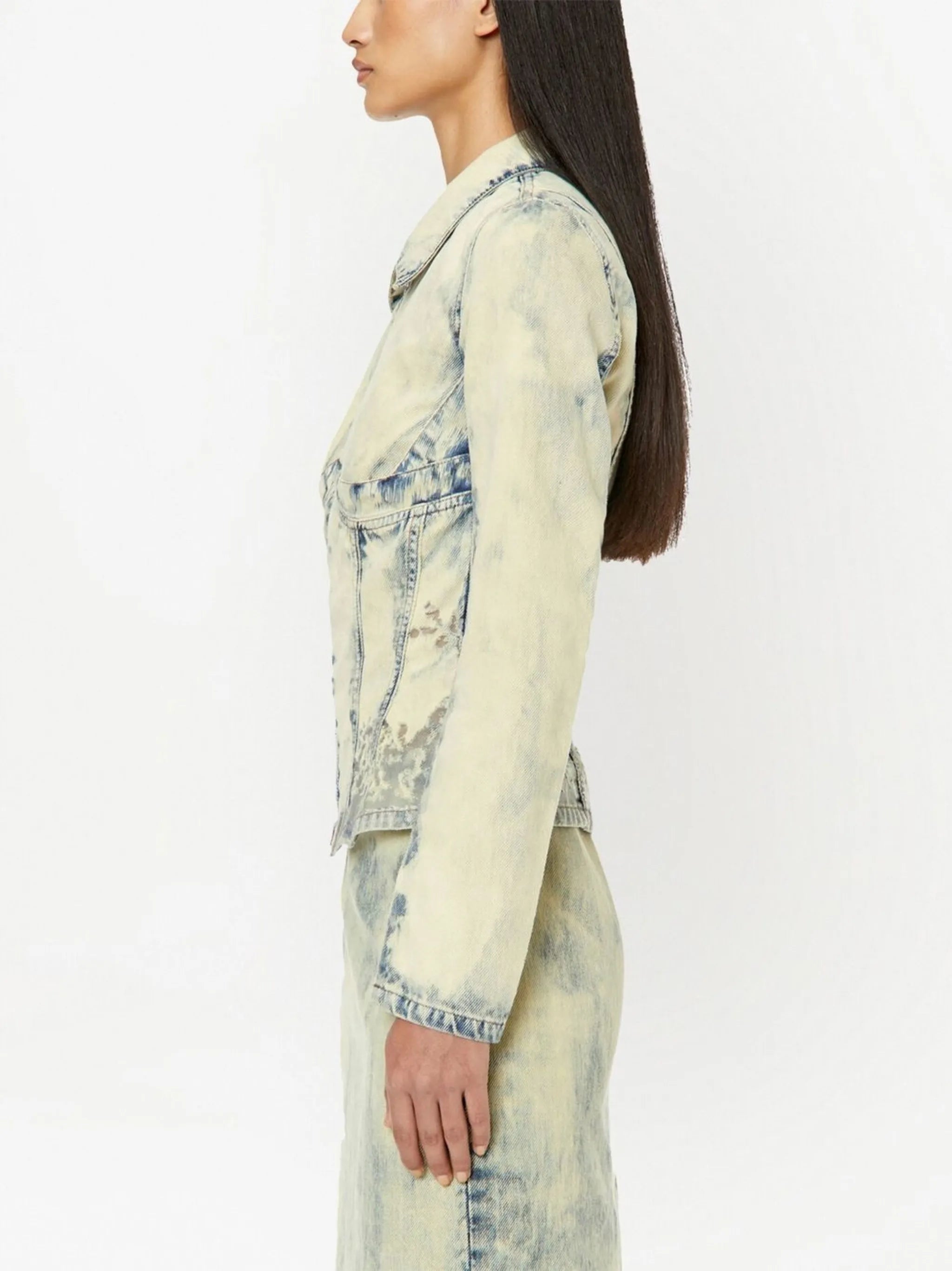 zipped bomber jacket