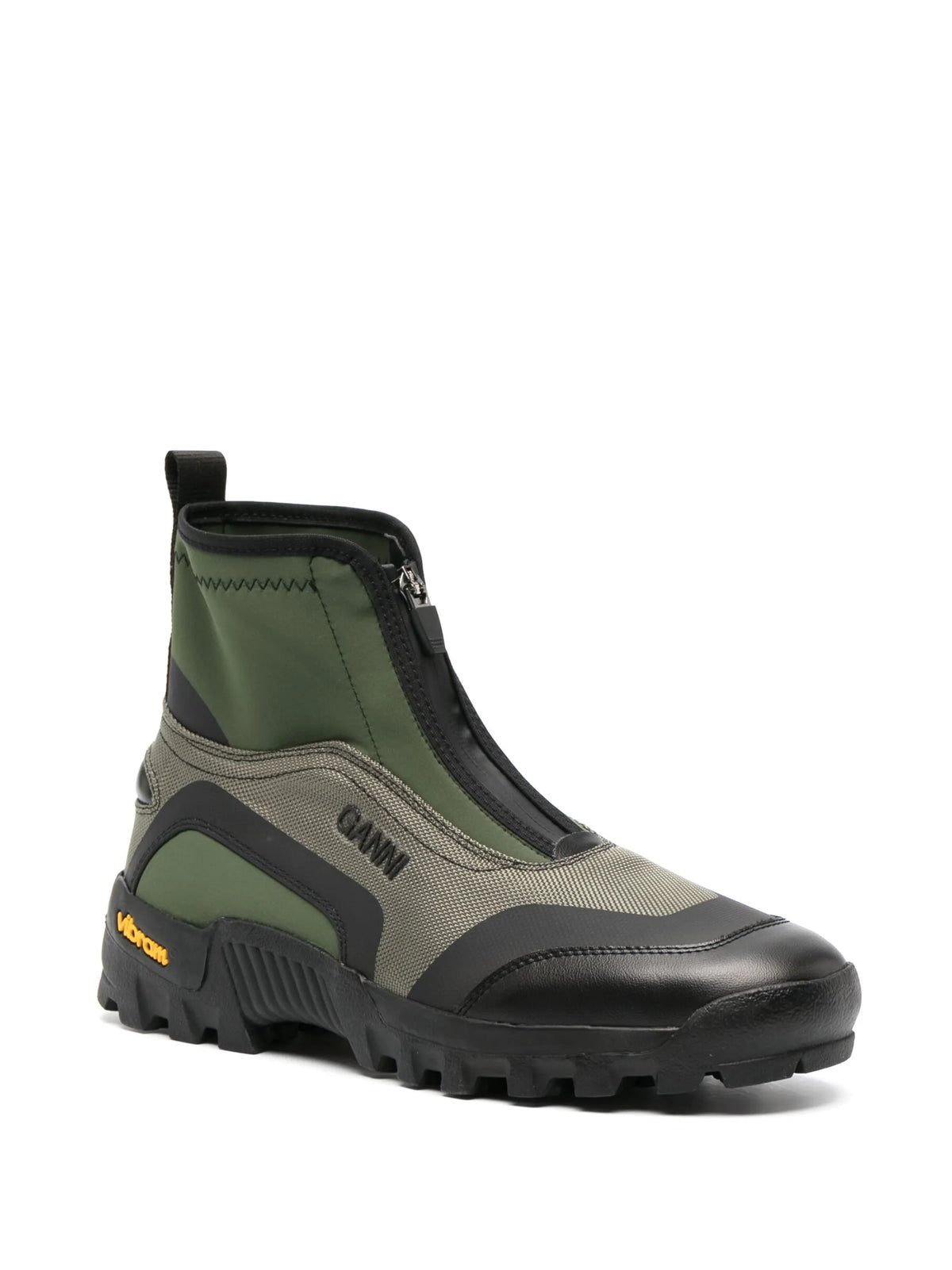 logo-patch high-top sneakers